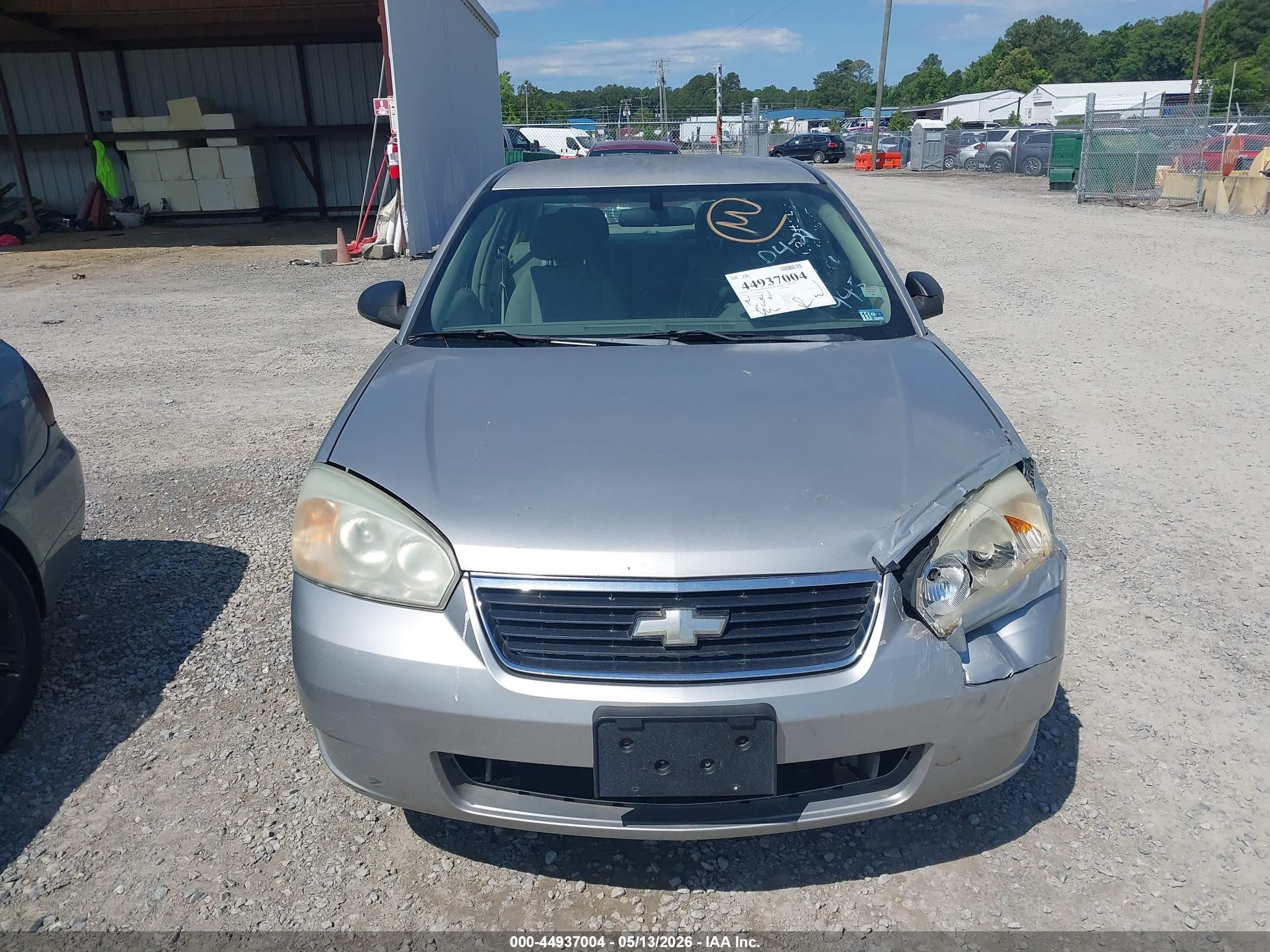2007 Chevrolet Malibu Ls Silver vin: 1G1ZS58F67F264945