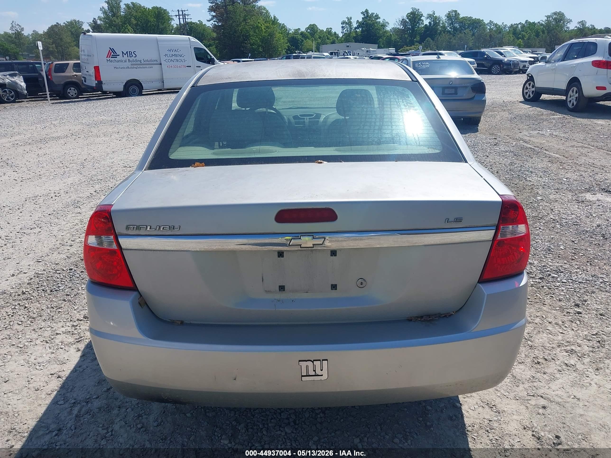 2007 Chevrolet Malibu Ls Silver vin: 1G1ZS58F67F264945