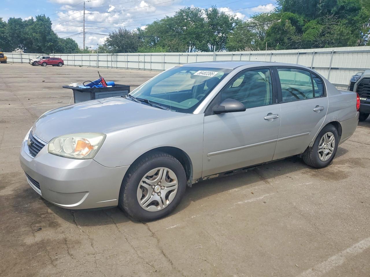 2007 Chevrolet Malibu Ls Silver vin: 1G1ZS58F77F165857