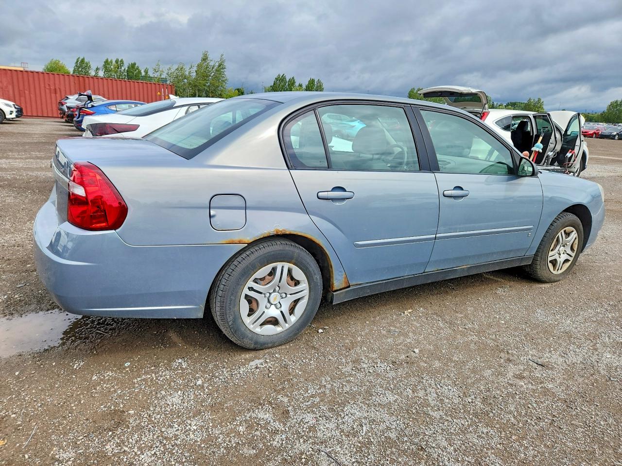 2007 Chevrolet Malibu Ls Blue vin: 1G1ZS58F87F122337