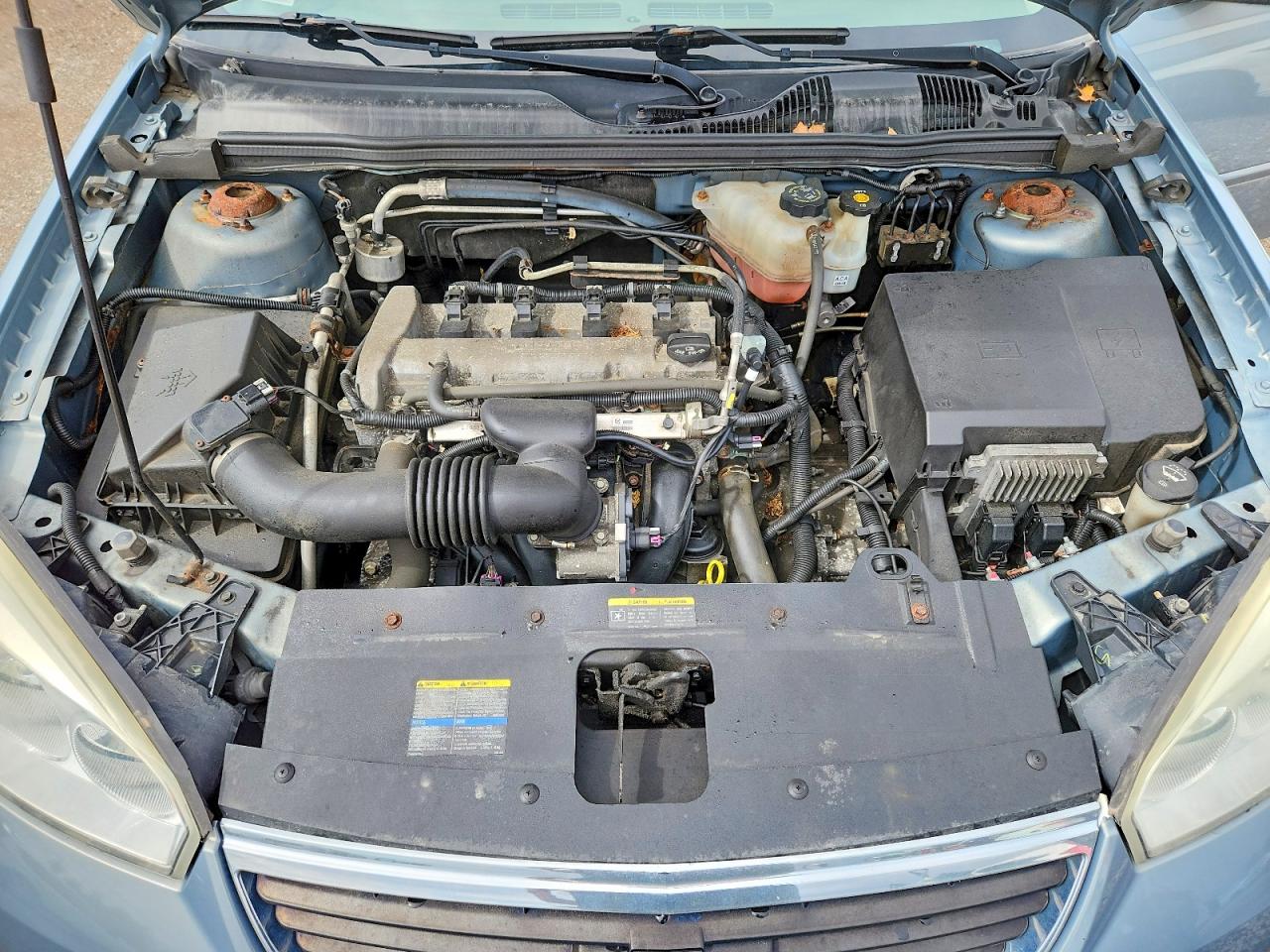 2007 Chevrolet Malibu Ls Blue vin: 1G1ZS58F87F122337