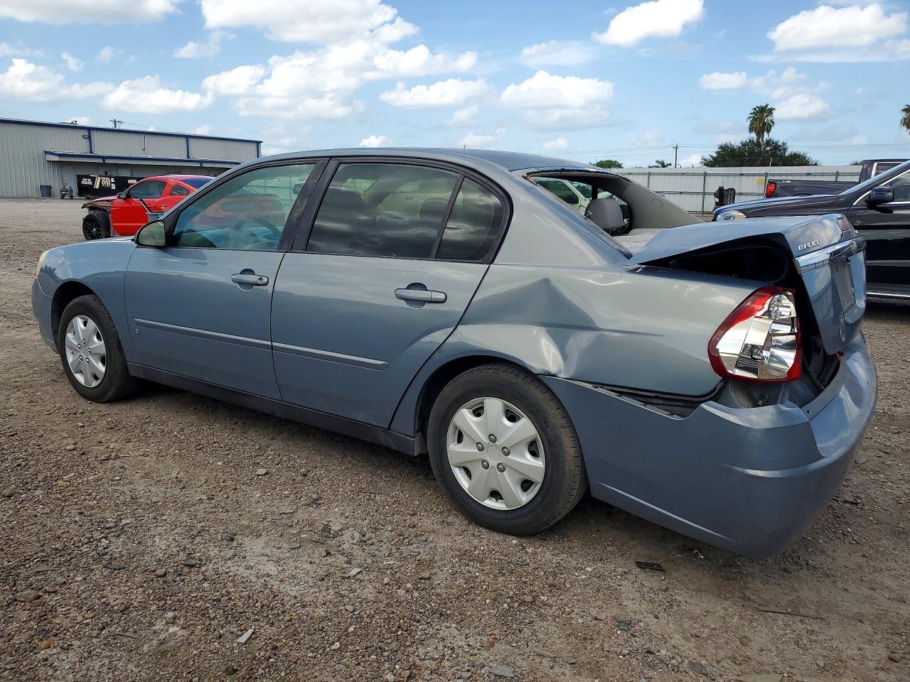 2007 Chevrolet Malibu Ls Blue vin: 1G1ZS58F87F188421