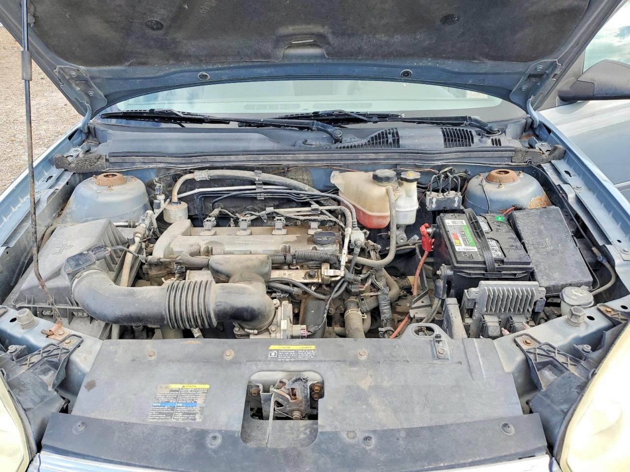 2007 Chevrolet Malibu Ls Blue vin: 1G1ZS58F87F188421