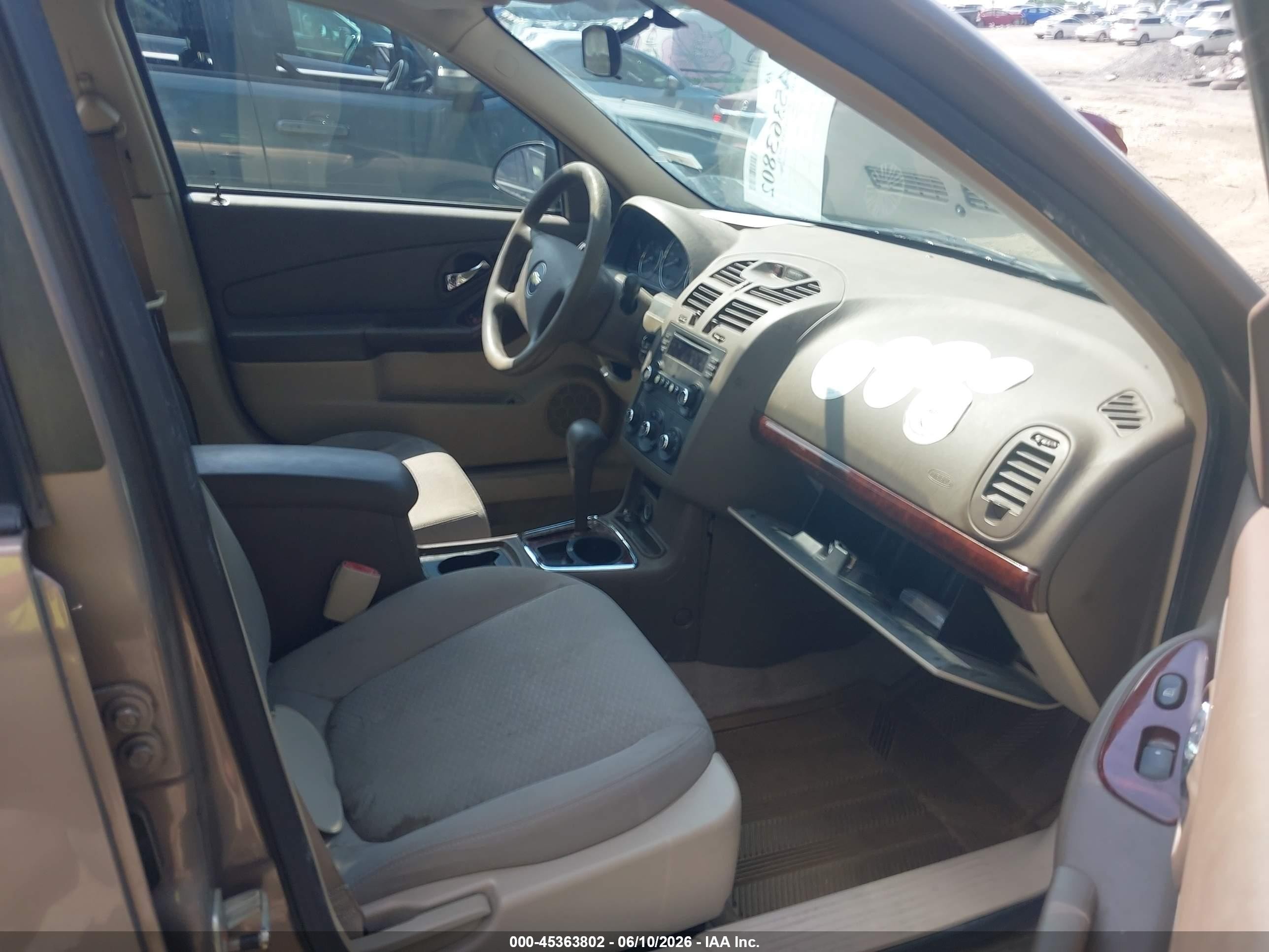 2007 Chevrolet Malibu Ls W/1ls Tan vin: 1G1ZS58F97F108897
