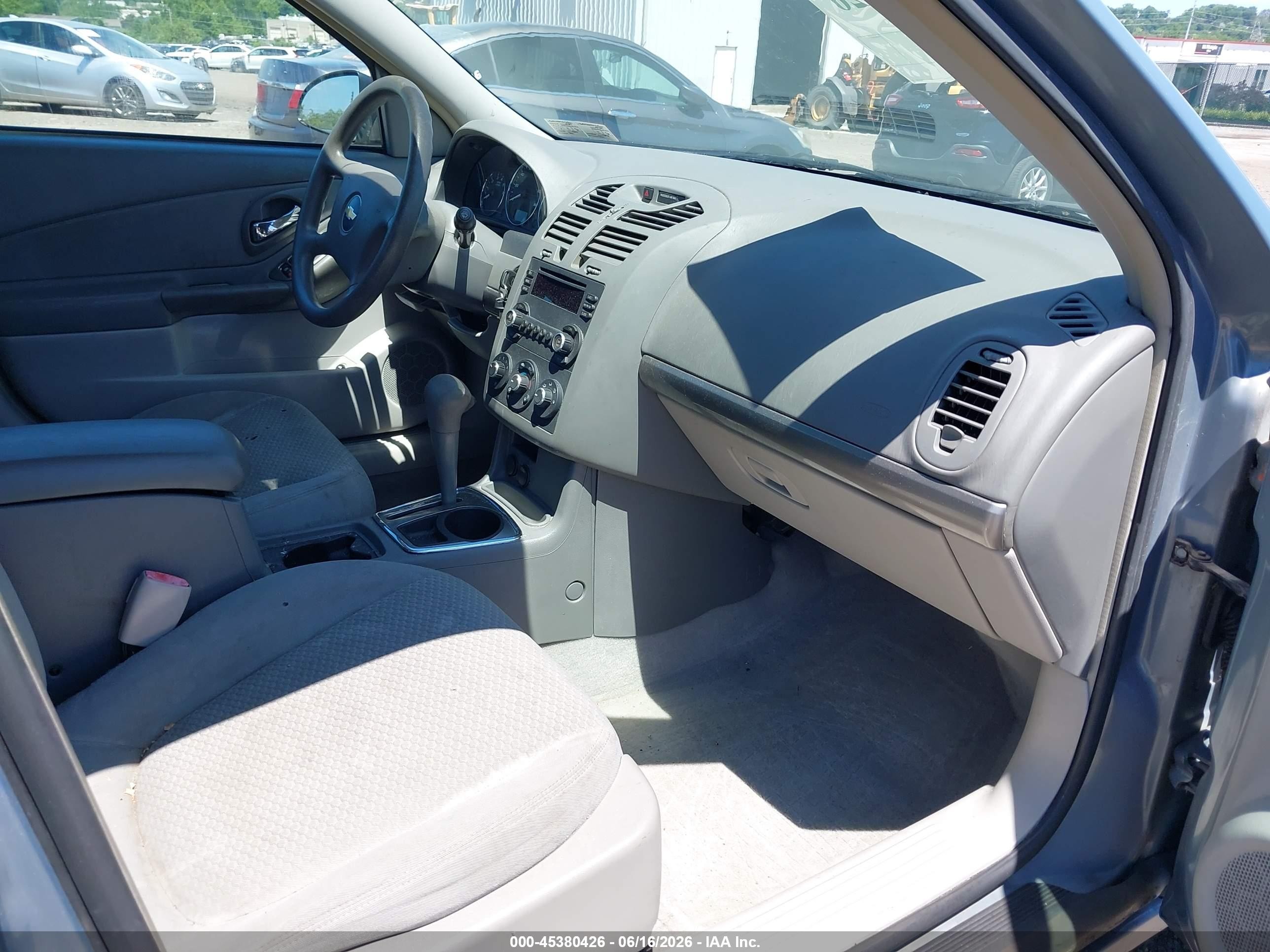 2007 Chevrolet Malibu Ls W/1ls Light Blue vin: 1G1ZS58F97F159400