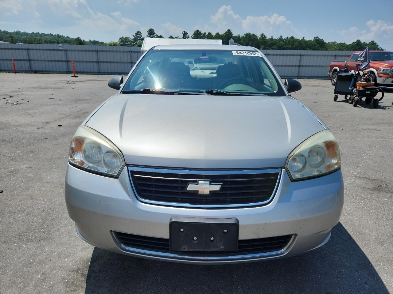 2007 Chevrolet Malibu Ls Silver vin: 1G1ZS58F97F250425