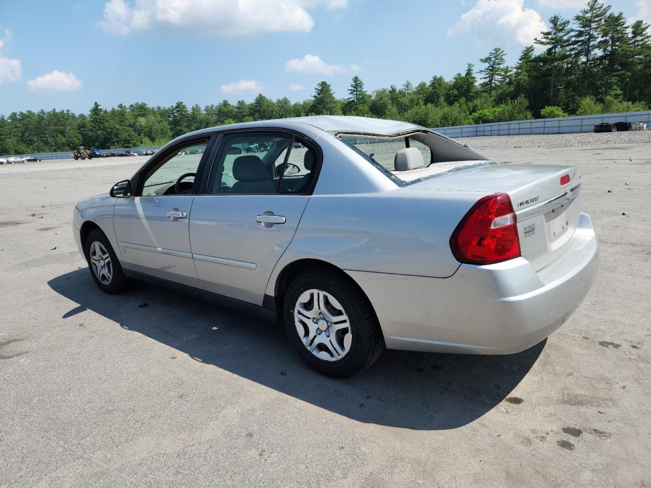 2007 Chevrolet Malibu Ls Silver vin: 1G1ZS58F97F250425
