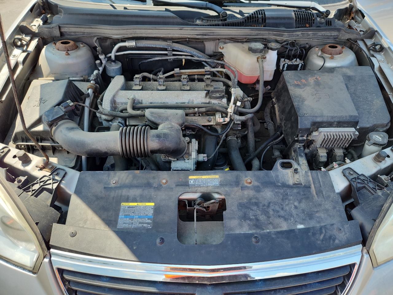 2007 Chevrolet Malibu Ls Silver vin: 1G1ZS58F97F250425