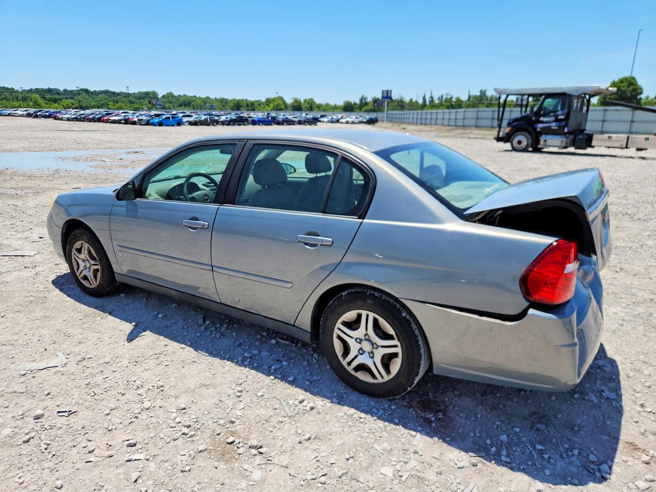 2007 Chevrolet Malibu Ls Синий vin: 1G1ZS58FX7F258310