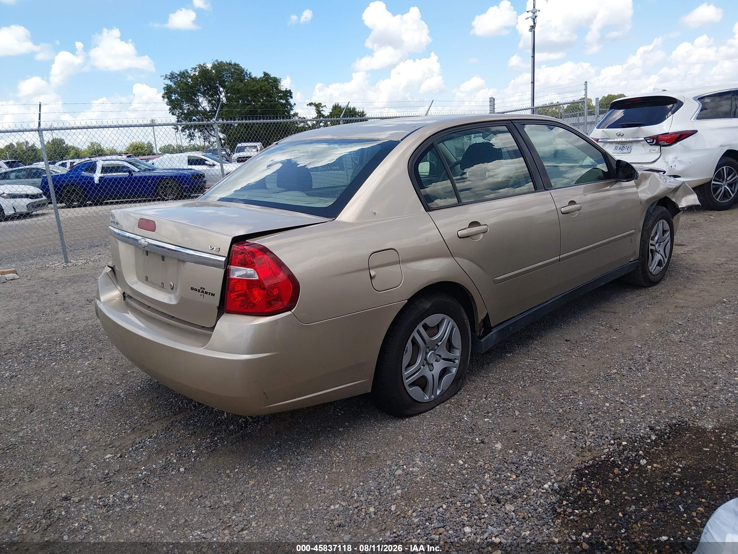2008 Chevrolet Malibu Classic Ls Золотой vin: 1G1ZS58N18F106330