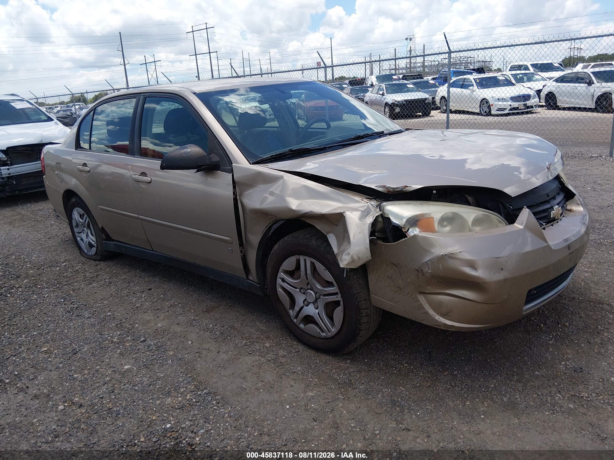 2008 Chevrolet Malibu Classic Ls Золотой vin: 1G1ZS58N18F106330