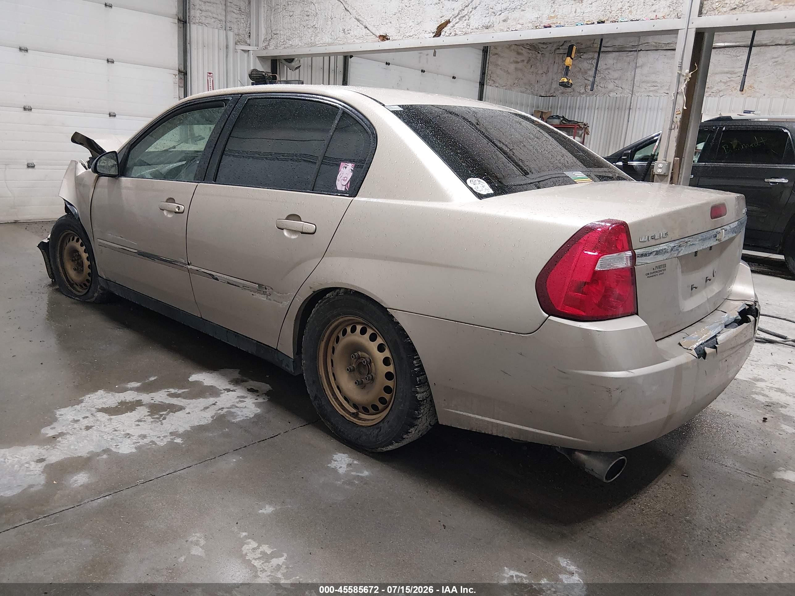 2008 Chevrolet Malibu Classic Ls Золотой vin: 1G1ZS58N28F147937