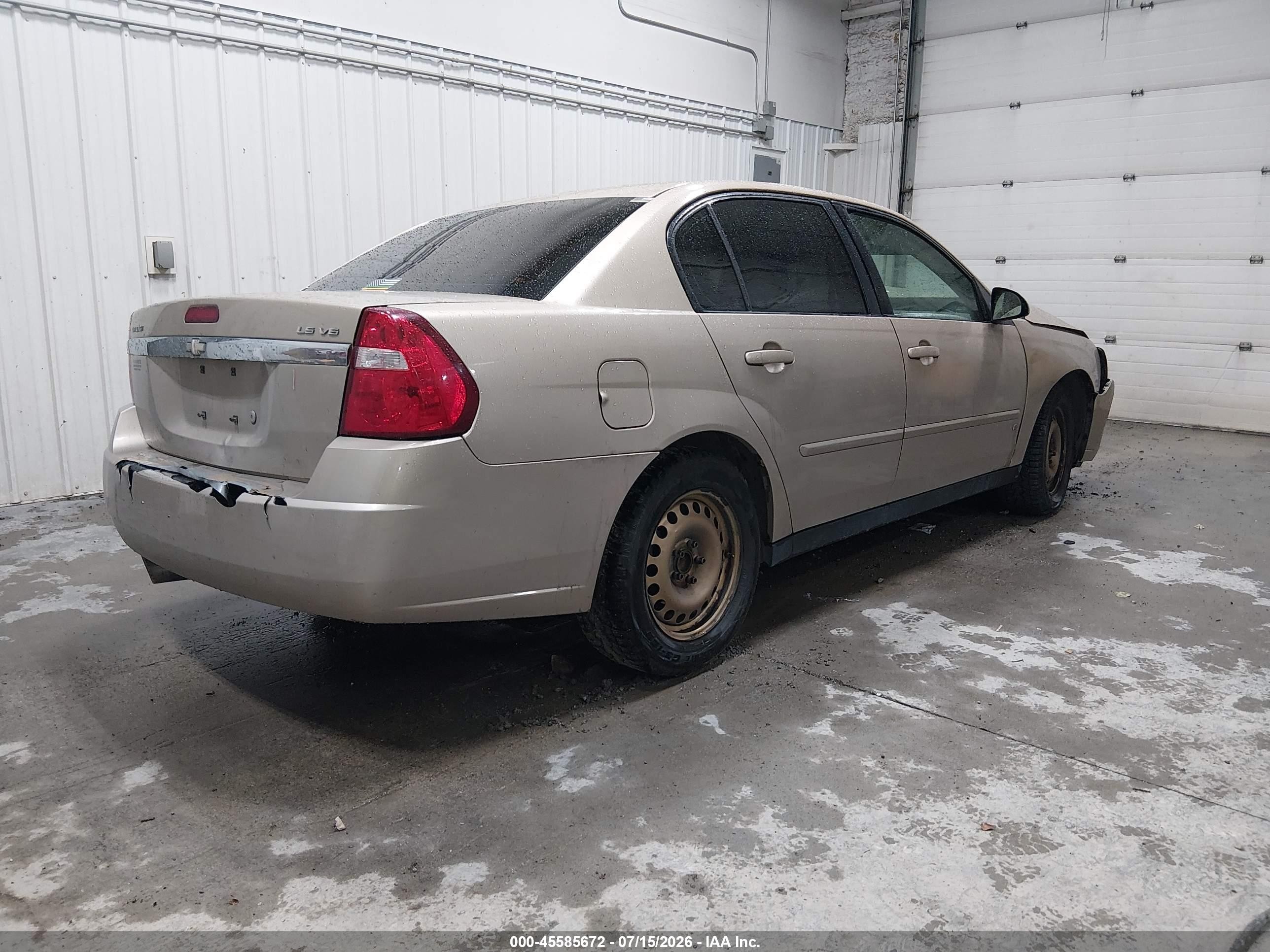 2008 Chevrolet Malibu Classic Ls Золотой vin: 1G1ZS58N28F147937