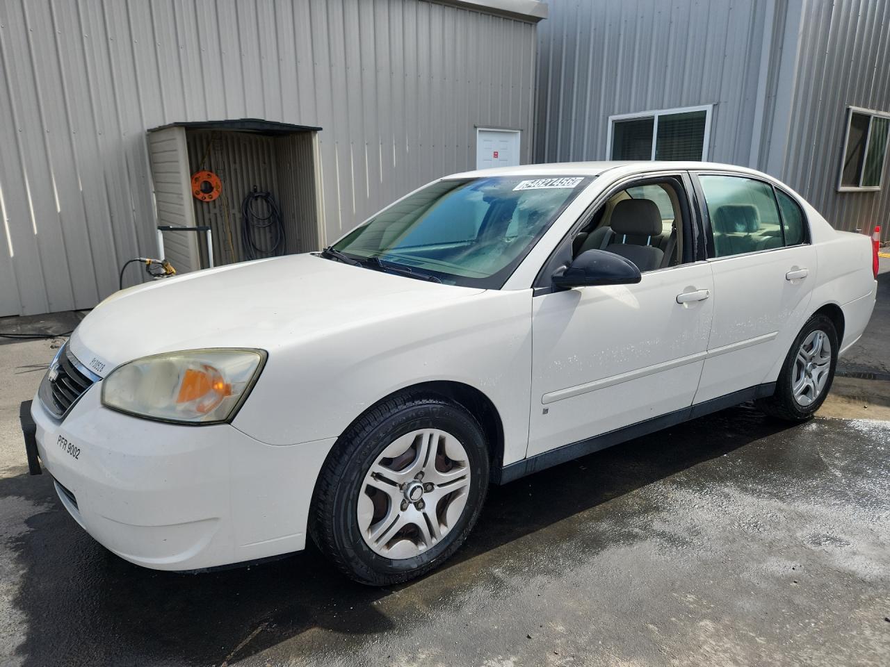 2008 Chevrolet Malibu Ls White vin: 1G1ZS58N68F127058 Damage: Left Front Window, Missing, Replacement Required