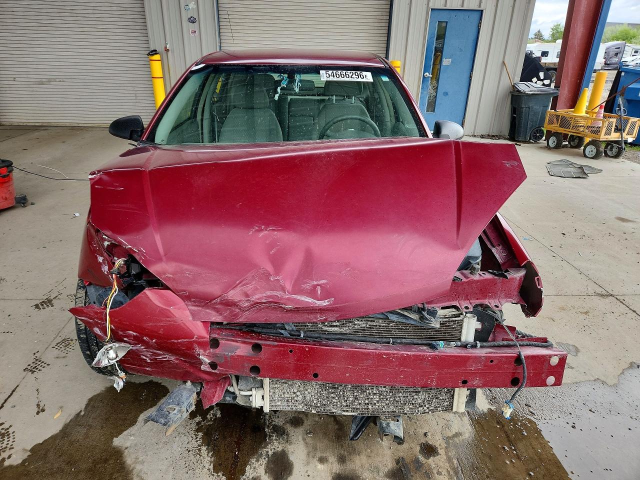 2007 Chevrolet Malibu Maxx Ls Burgundy vin: 1G1ZS68N27F142614