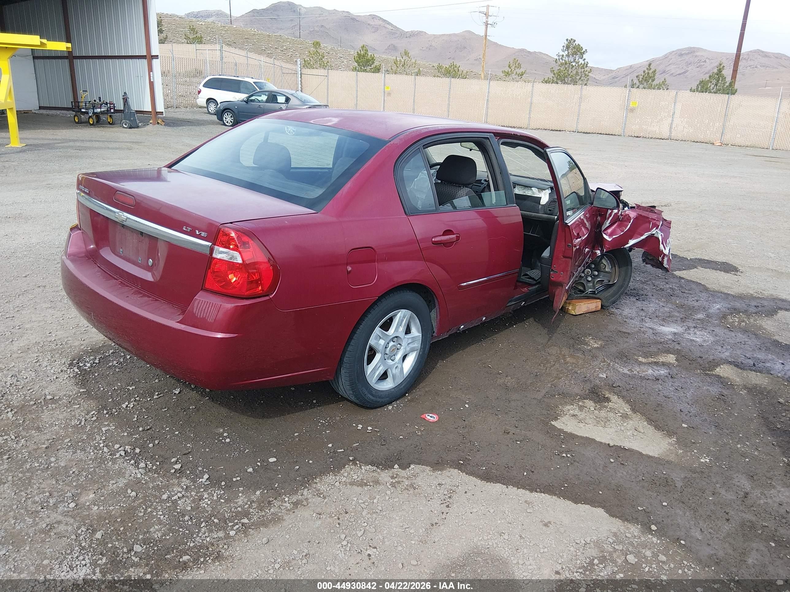 2006 Chevrolet Malibu Lt Темно-бордовый vin: 1G1ZT51806F168994