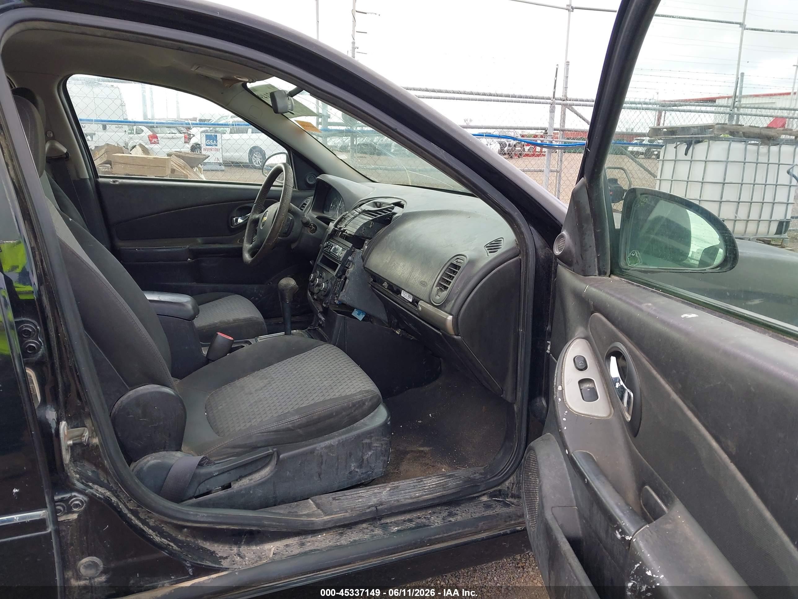 2006 Chevrolet Malibu Lt Black vin: 1G1ZT51816F282213
