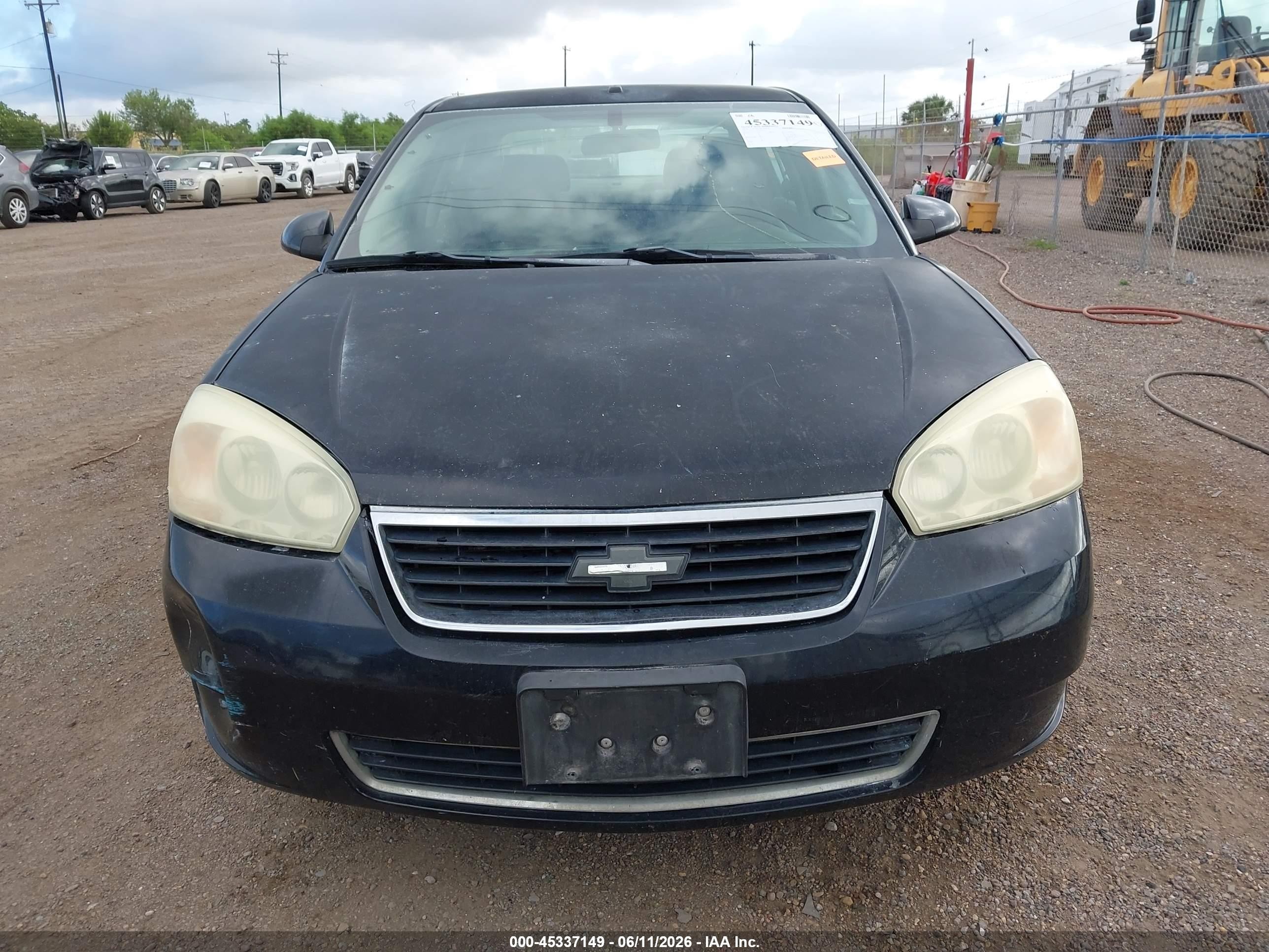 2006 Chevrolet Malibu Lt Black vin: 1G1ZT51816F282213