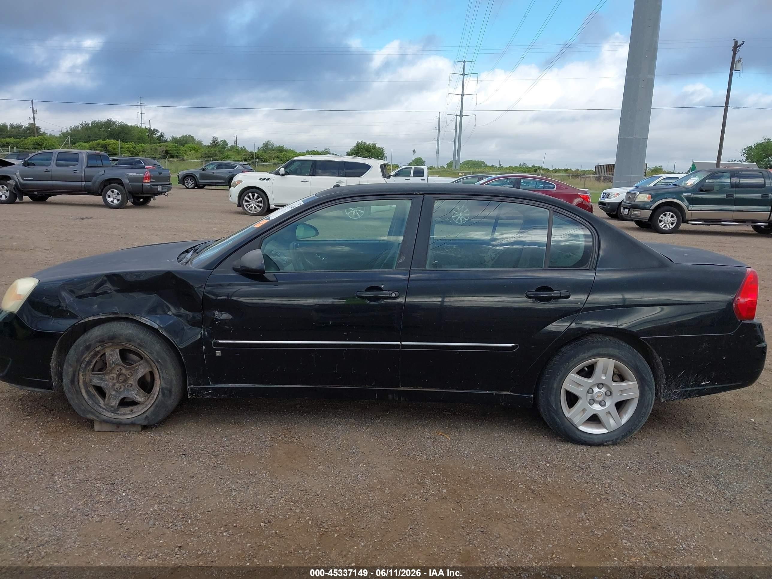 2006 Chevrolet Malibu Lt Black vin: 1G1ZT51816F282213
