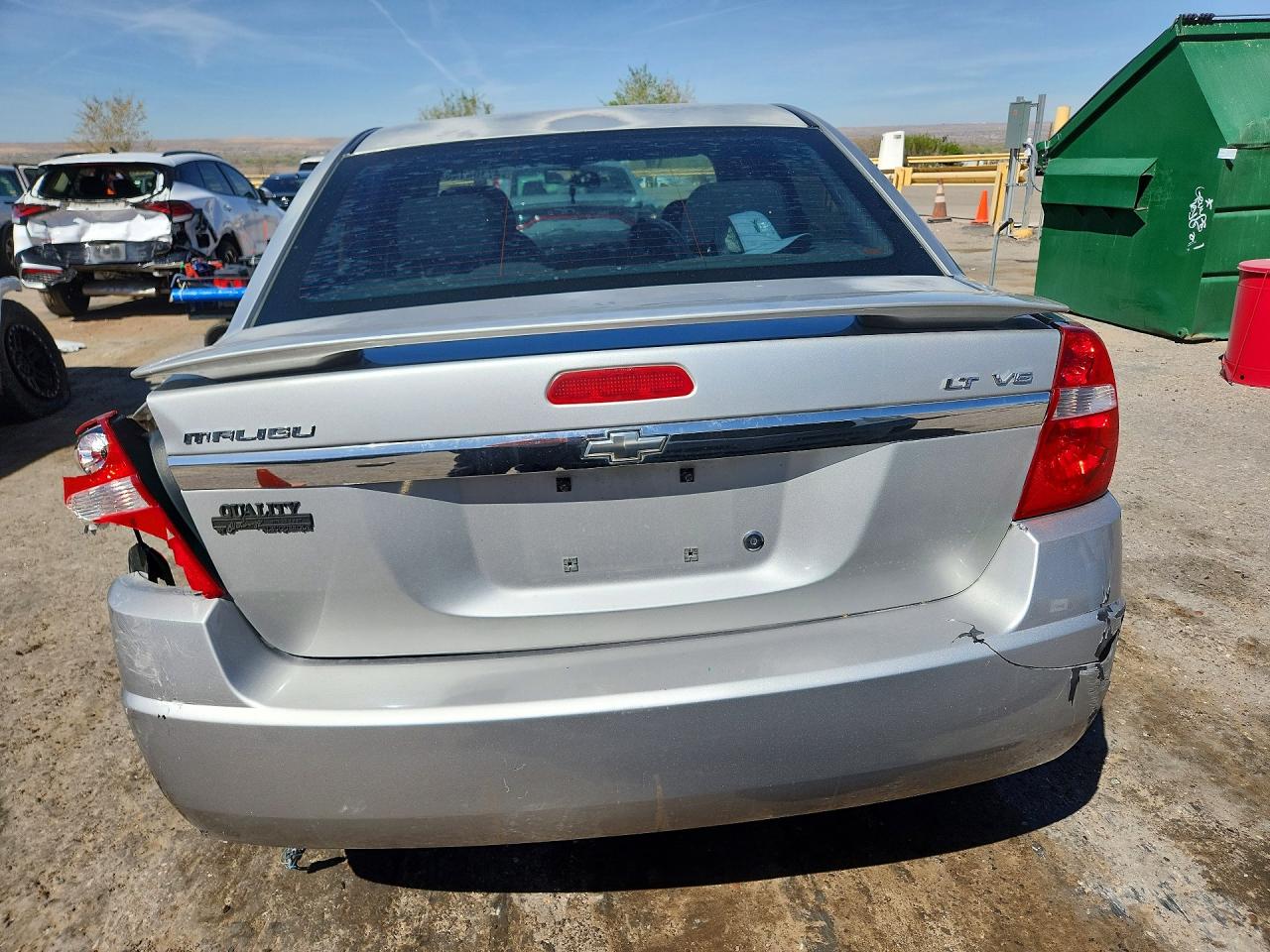 2006 Chevrolet Malibu Lt Silver vin: 1G1ZT51826F201218