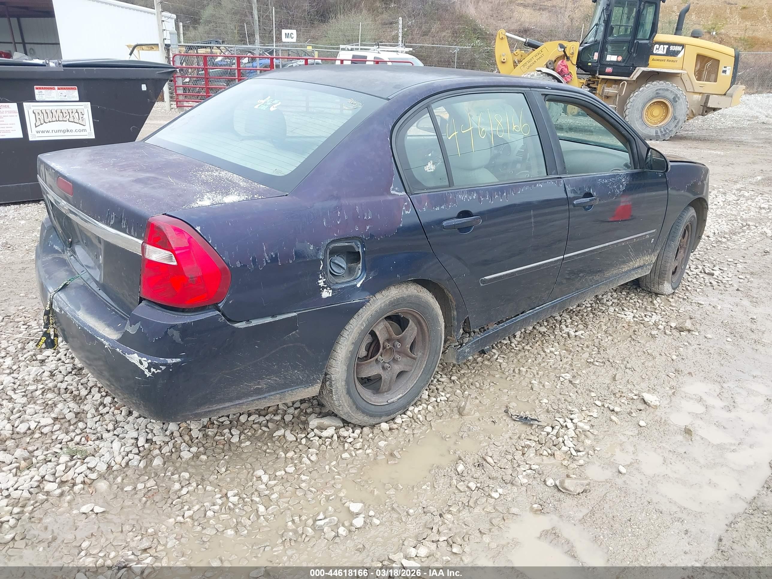 2006 Chevrolet Malibu Lt Blue vin: 1G1ZT51826F279918