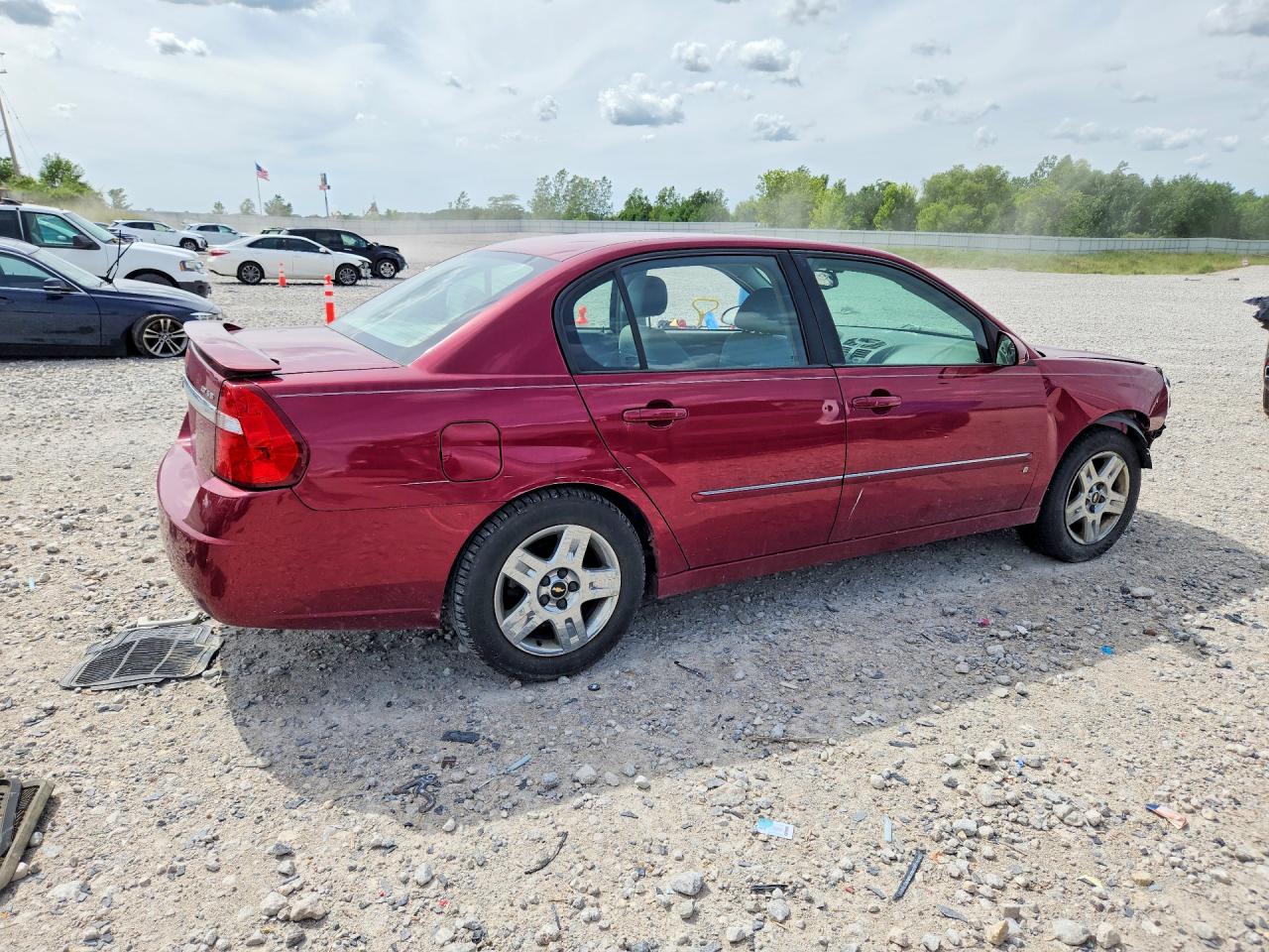 2006 Chevrolet Malibu Lt Red vin: 1G1ZT51846F241591