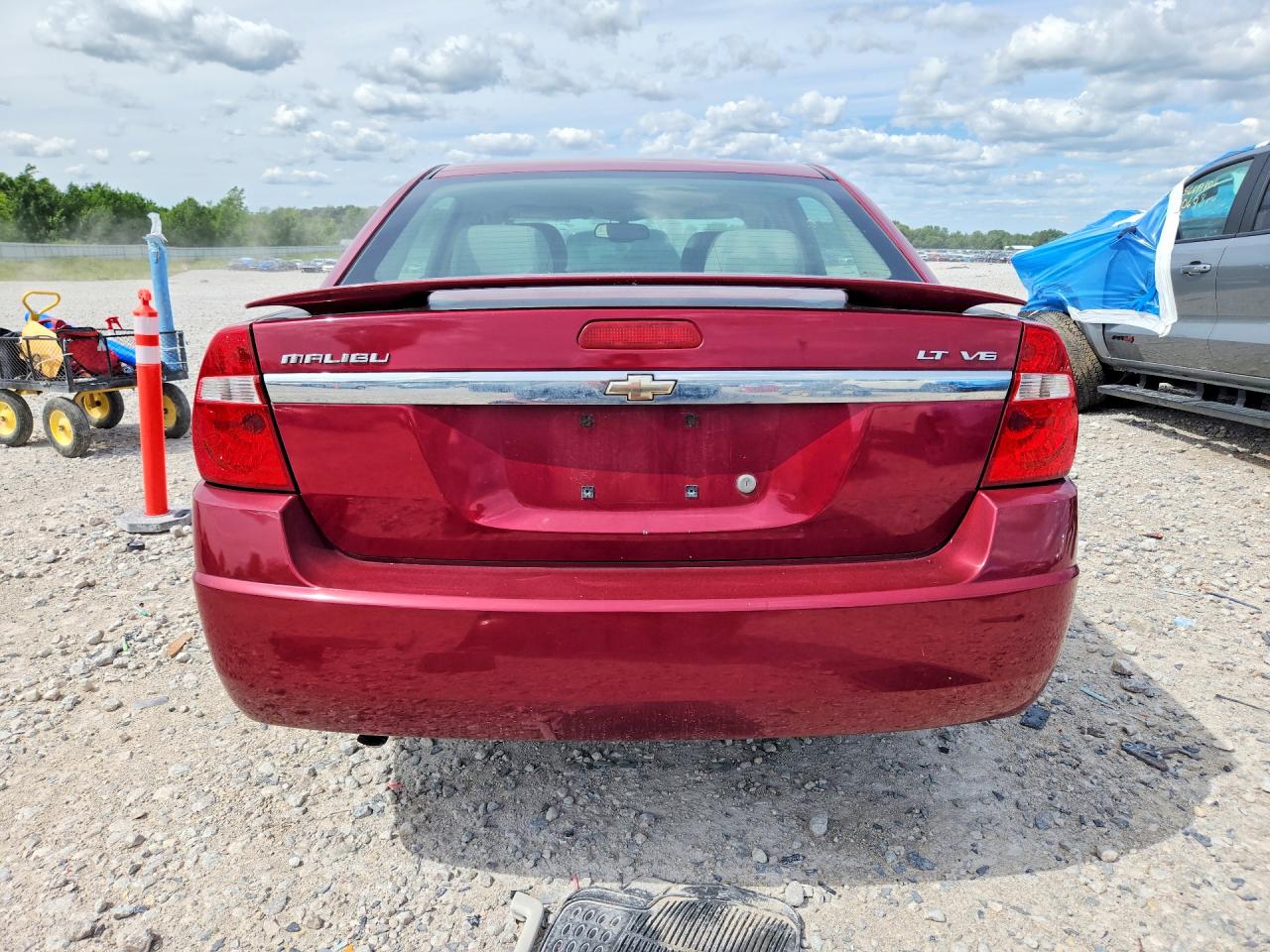 2006 Chevrolet Malibu Lt Red vin: 1G1ZT51846F241591