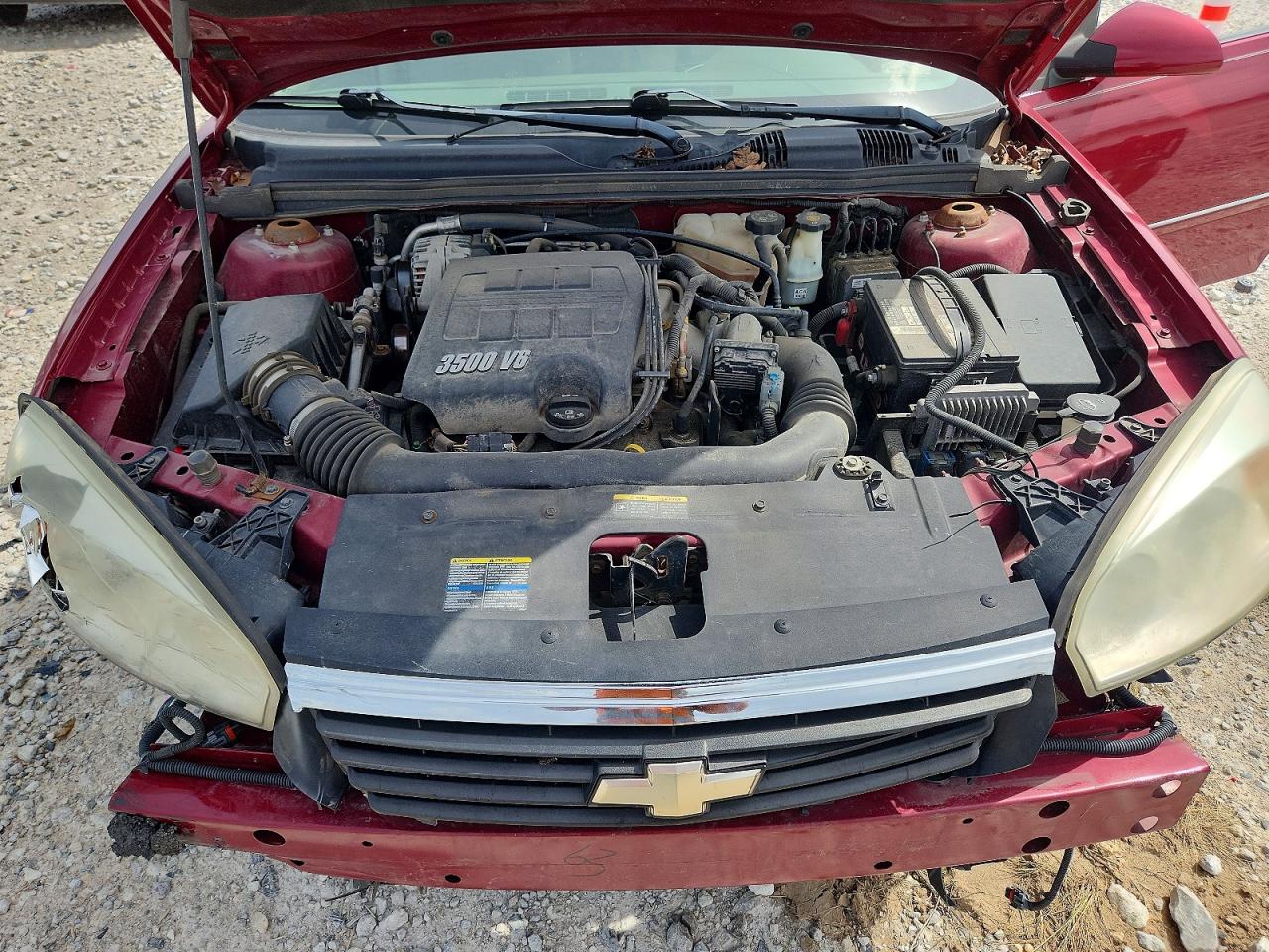 2006 Chevrolet Malibu Lt Red vin: 1G1ZT51846F241591