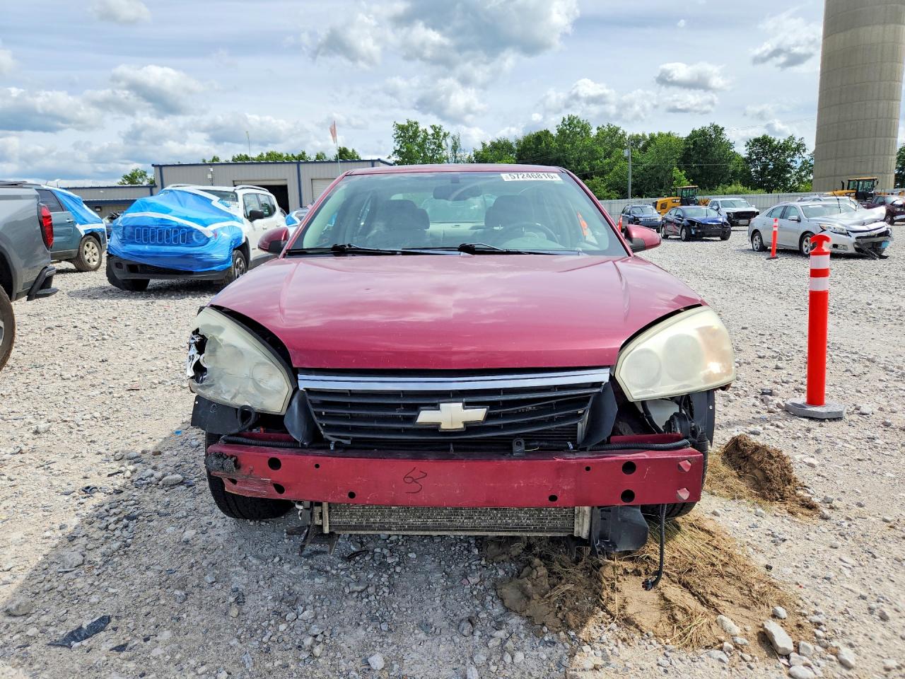 2006 Chevrolet Malibu Lt Red vin: 1G1ZT51846F241591