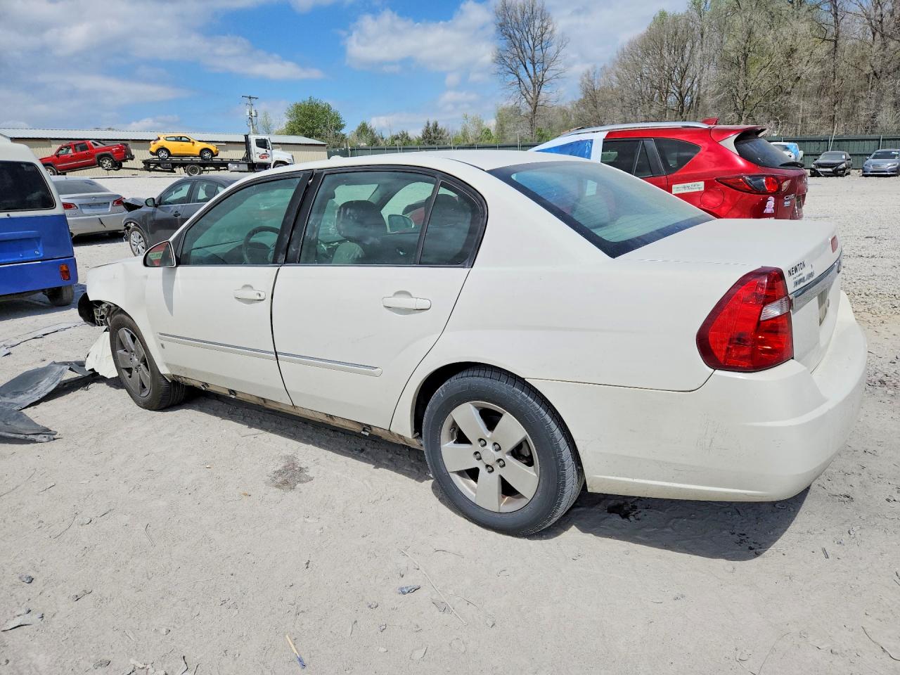2006 Chevrolet Malibu Lt White vin: 1G1ZT51846F292914