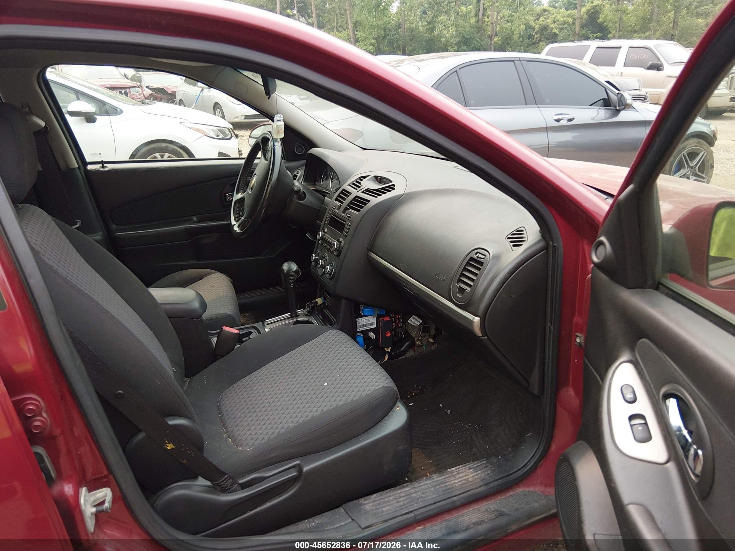 2006 Chevrolet Malibu Lt Red vin: 1G1ZT51856F189937