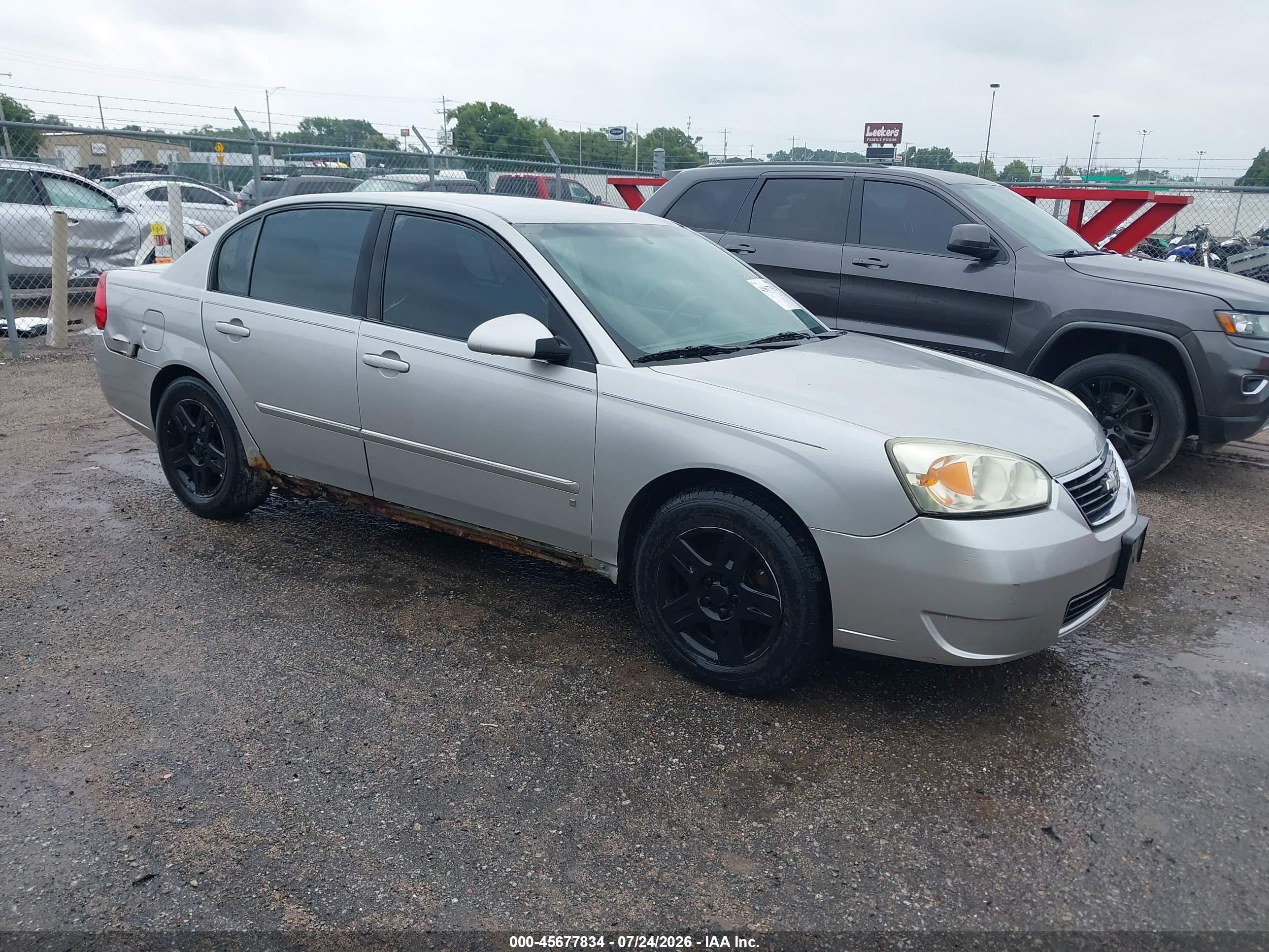 2006 Chevrolet Malibu Lt Silver vin: 1G1ZT51866F190563