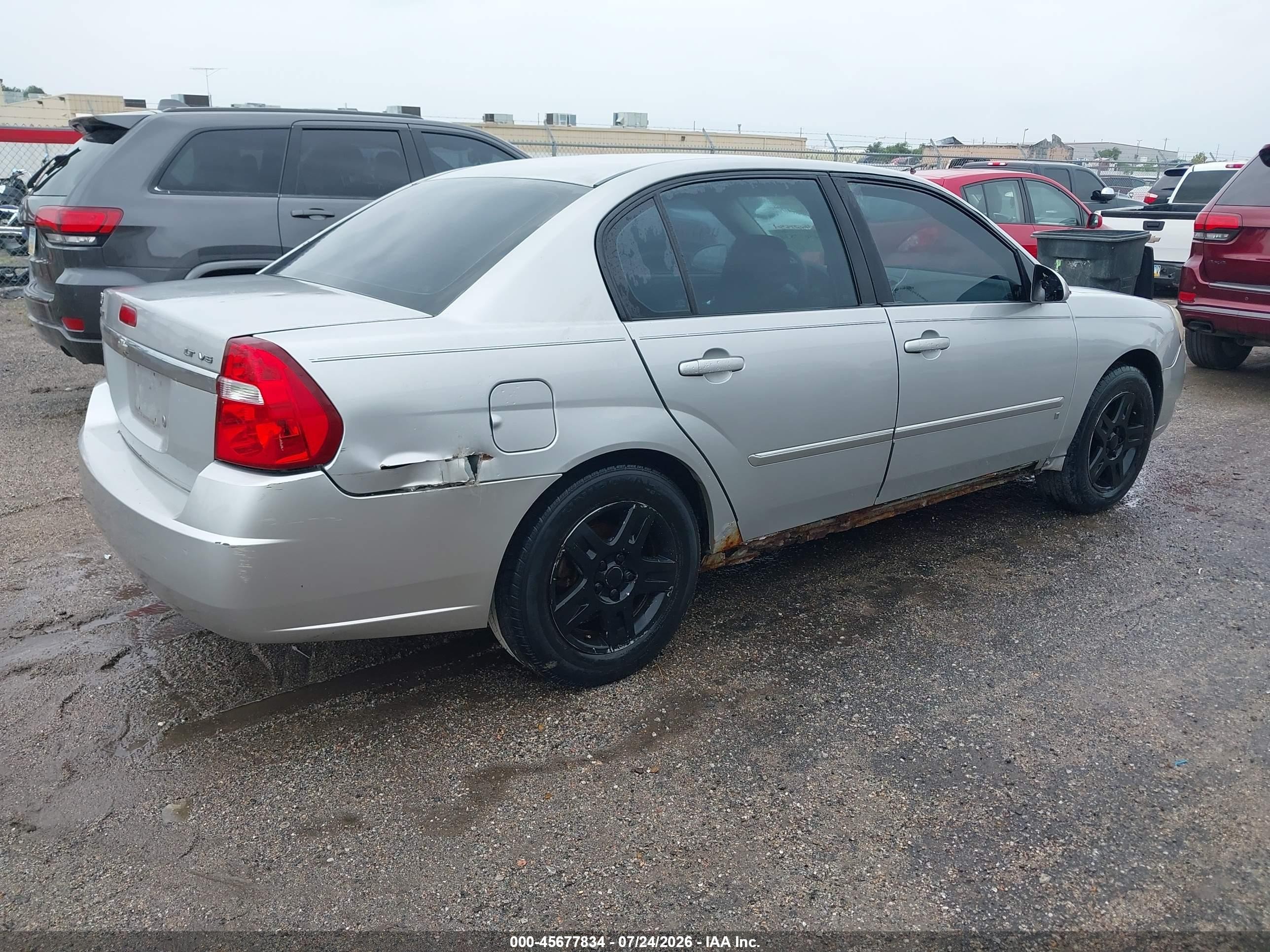 2006 Chevrolet Malibu Lt Серебряный vin: 1G1ZT51866F190563