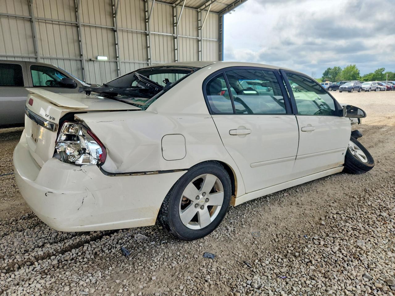 2006 Chevrolet Malibu Lt White vin: 1G1ZT51876F108601