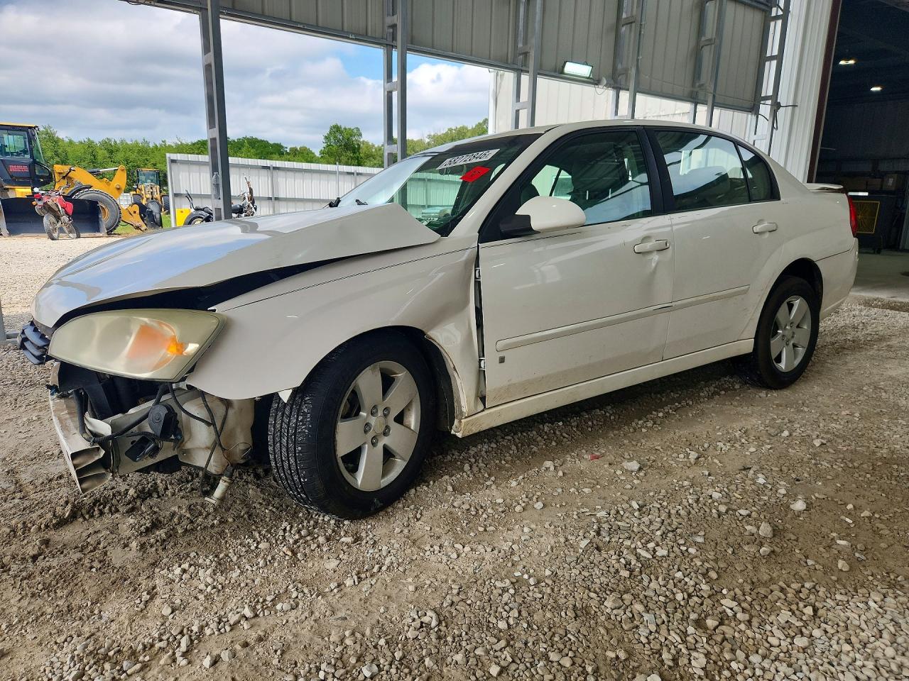 2006 Chevrolet Malibu Lt White vin: 1G1ZT51876F108601