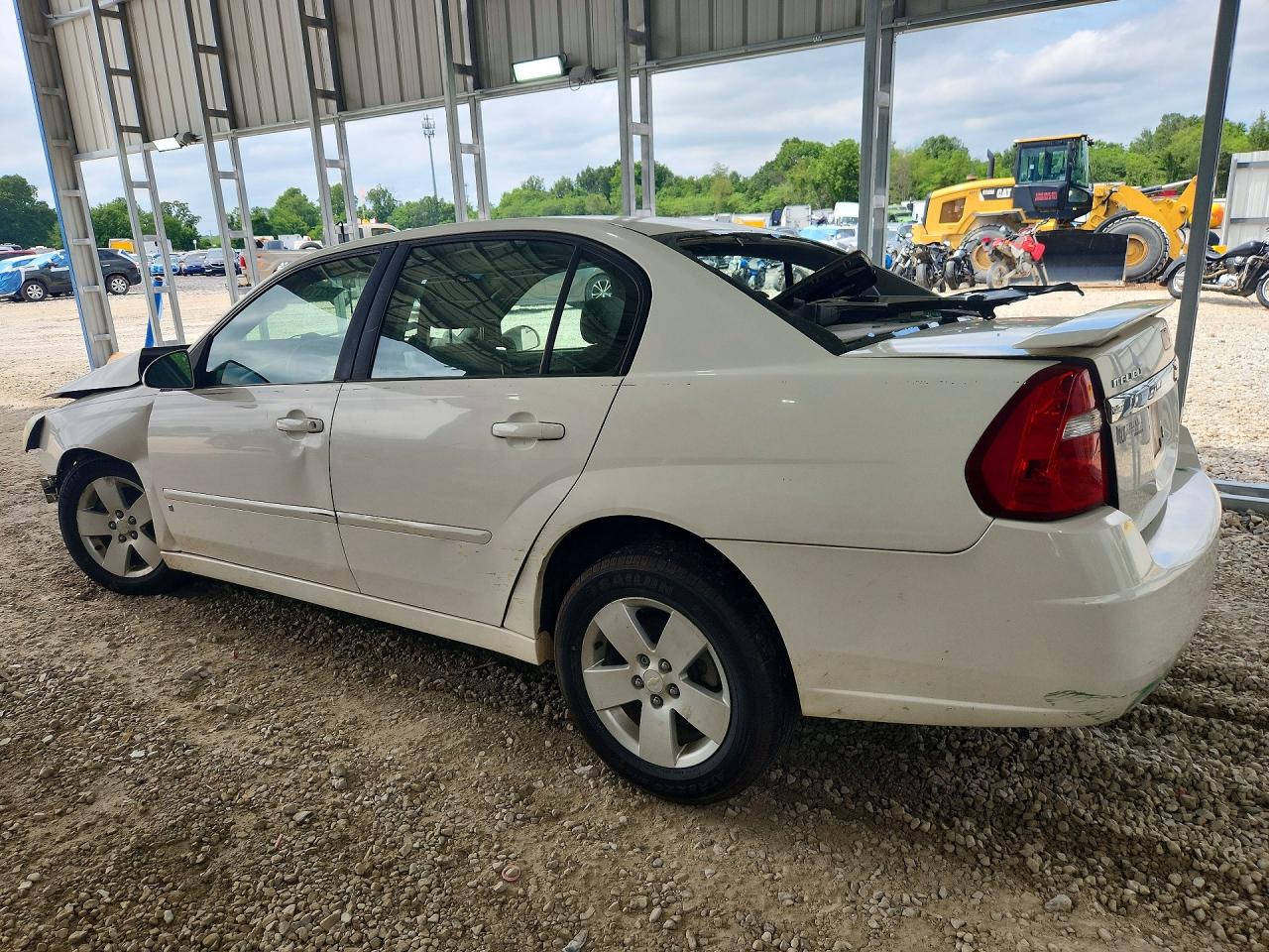 2006 Chevrolet Malibu Lt White vin: 1G1ZT51876F108601