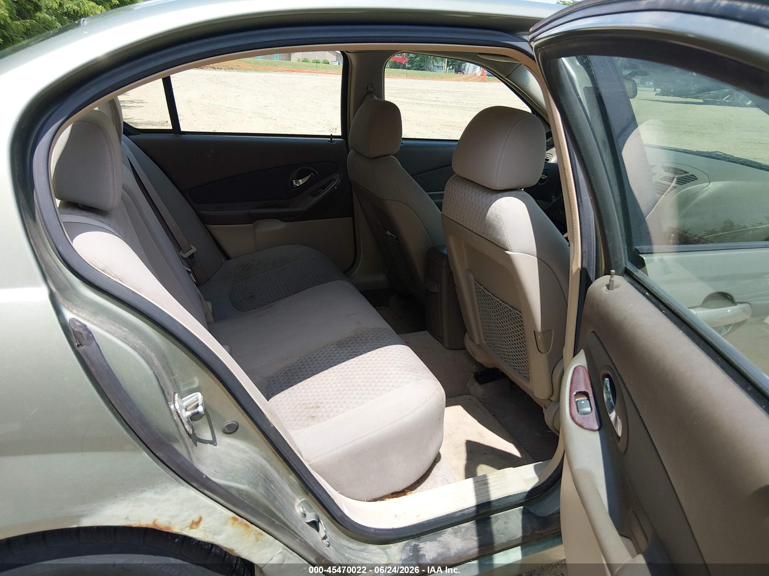 2006 Chevrolet Malibu Lt Green vin: 1G1ZT51876F248325