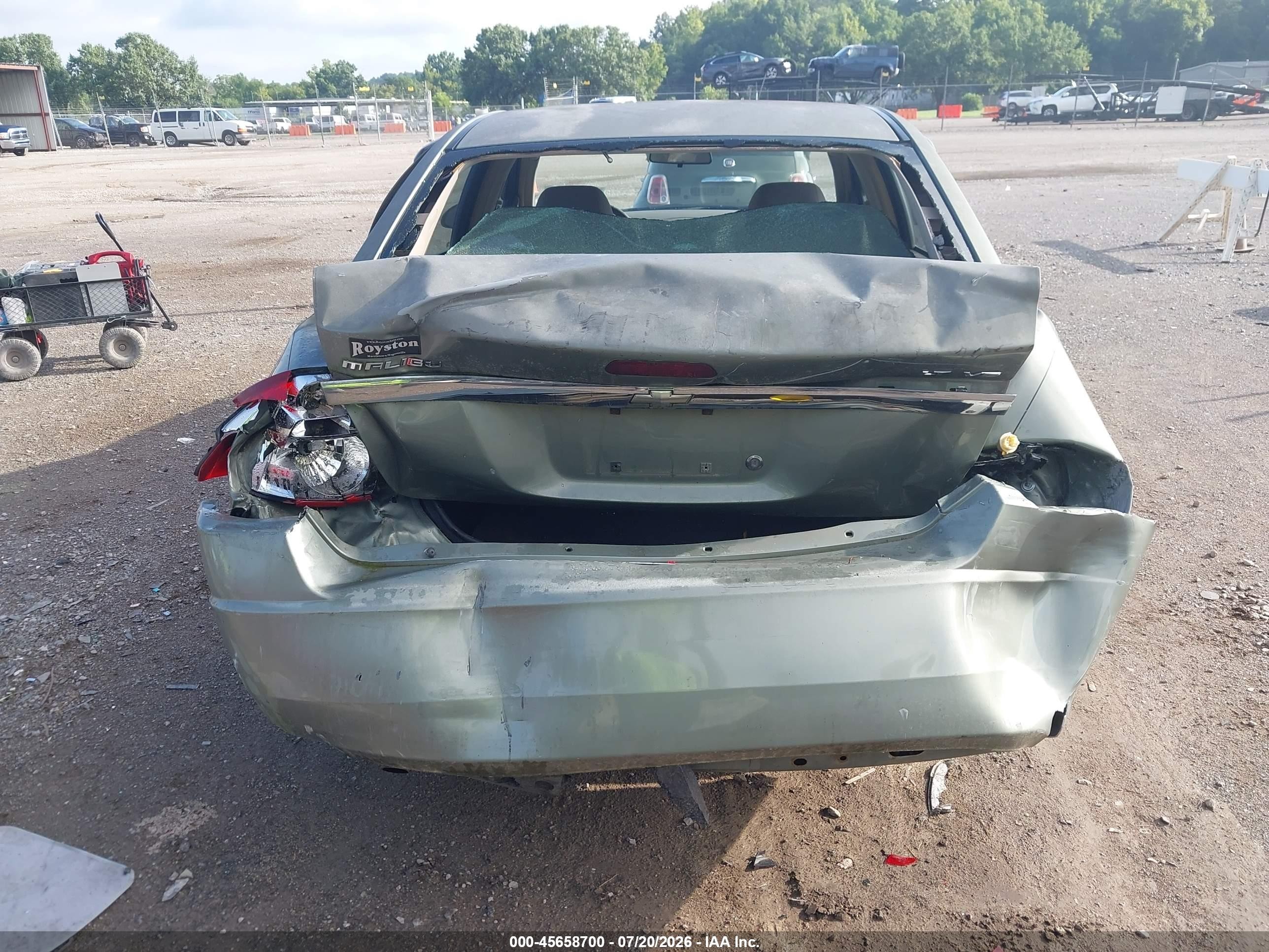 2006 Chevrolet Malibu Lt Зеленый vin: 1G1ZT51886F273346