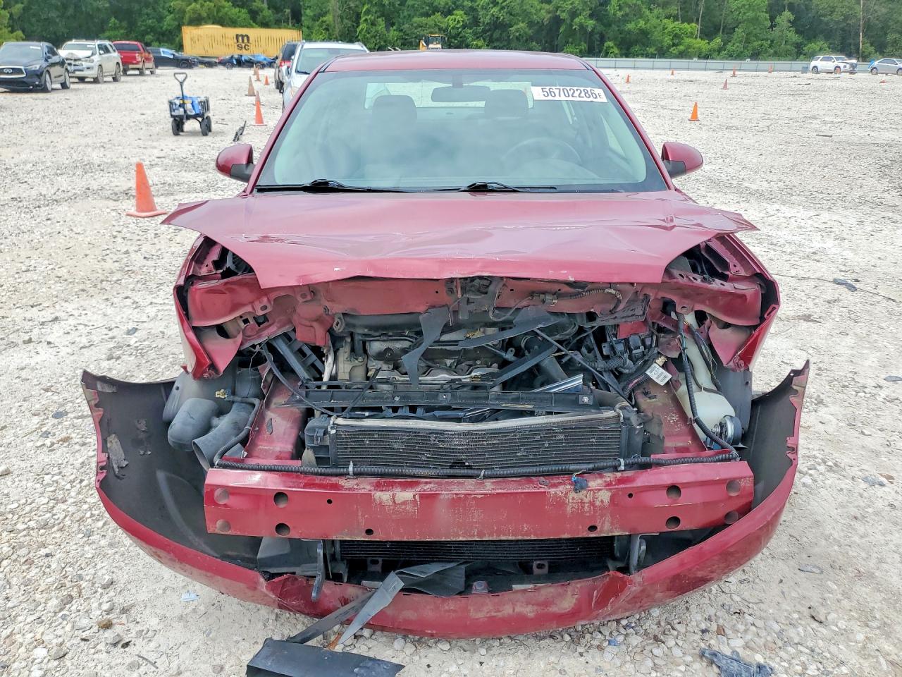 2006 Chevrolet Malibu Lt Burgundy vin: 1G1ZT51886F287487