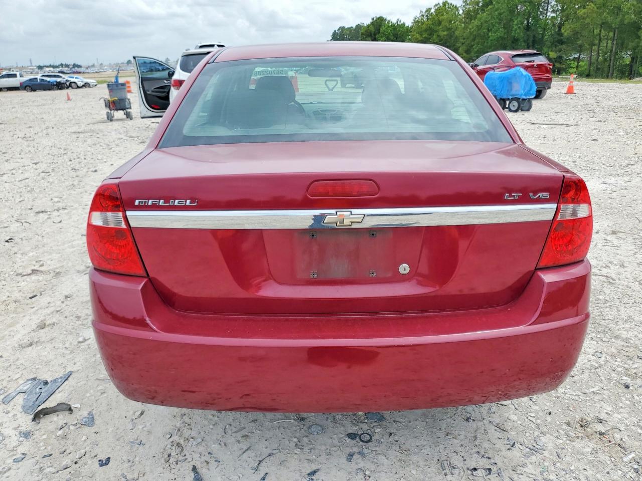 2006 Chevrolet Malibu Lt Burgundy vin: 1G1ZT51886F287487