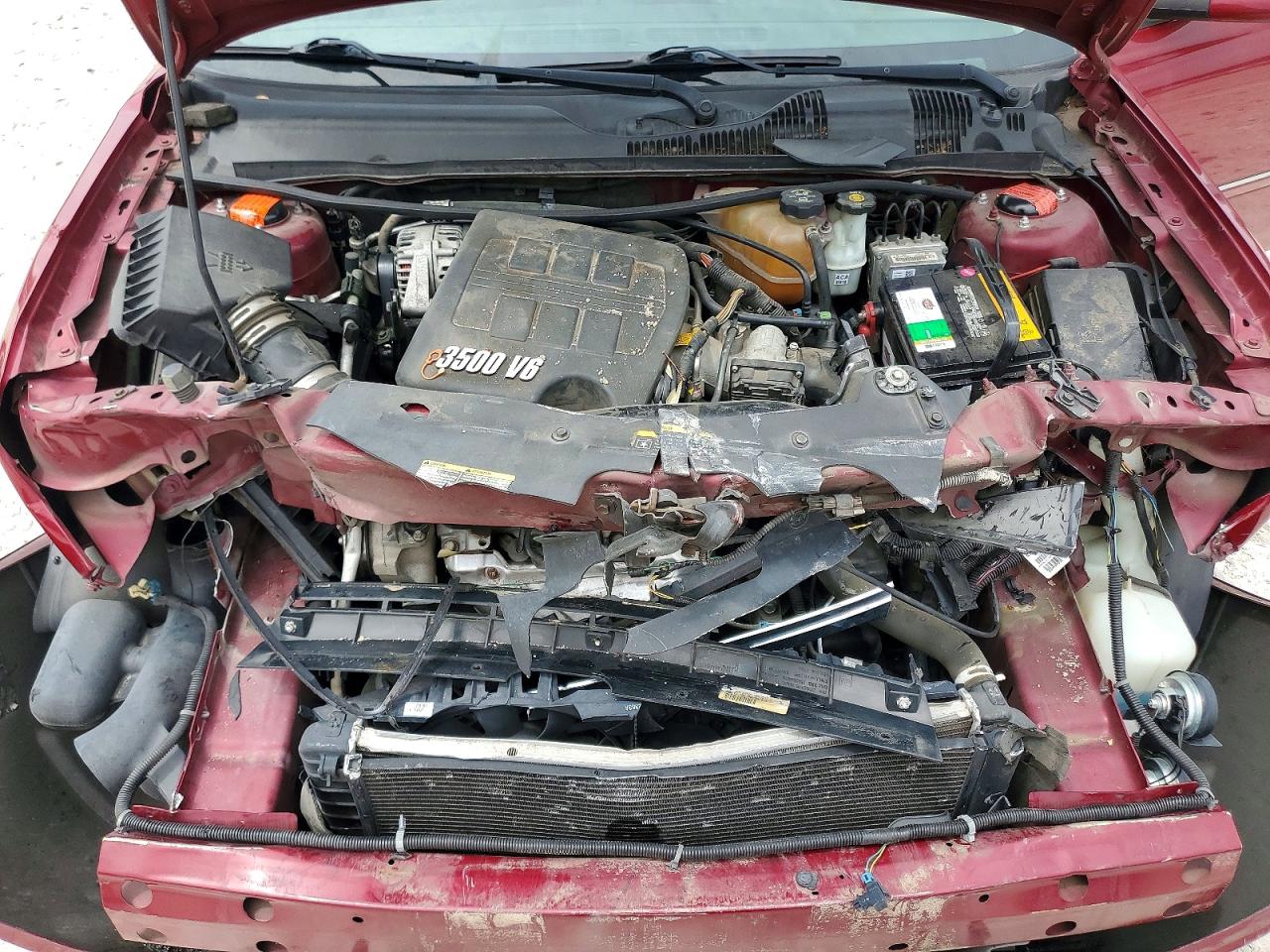 2006 Chevrolet Malibu Lt Burgundy vin: 1G1ZT51886F287487