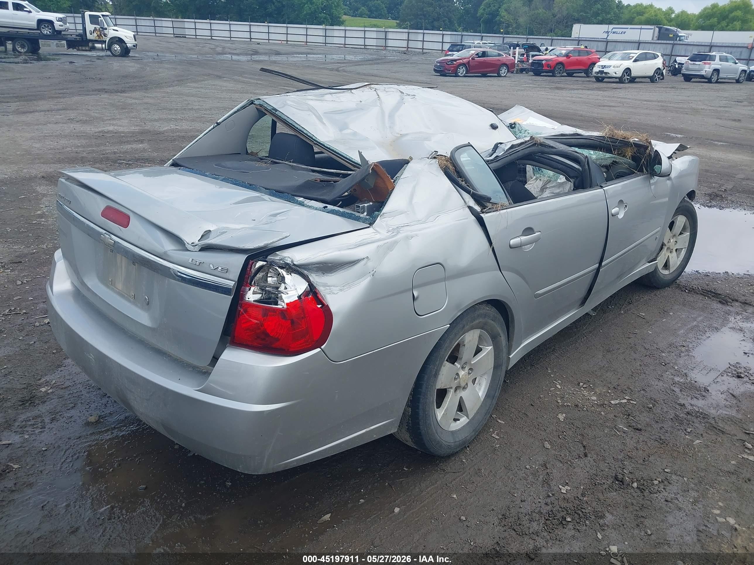 2006 Chevrolet Malibu Lt Silver vin: 1G1ZT51896F110978