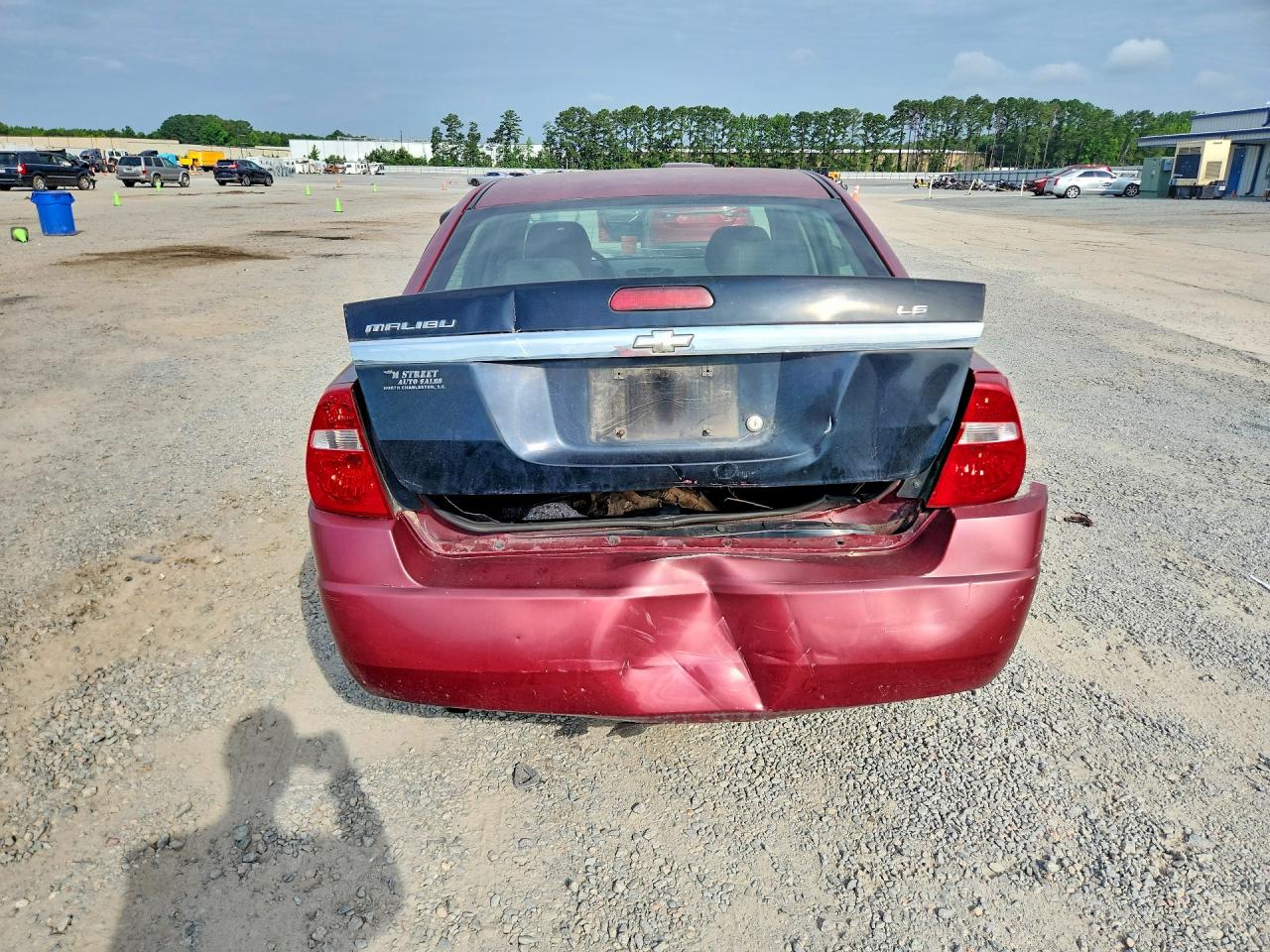 2006 Chevrolet Malibu Lt Burgundy vin: 1G1ZT518X6F128583