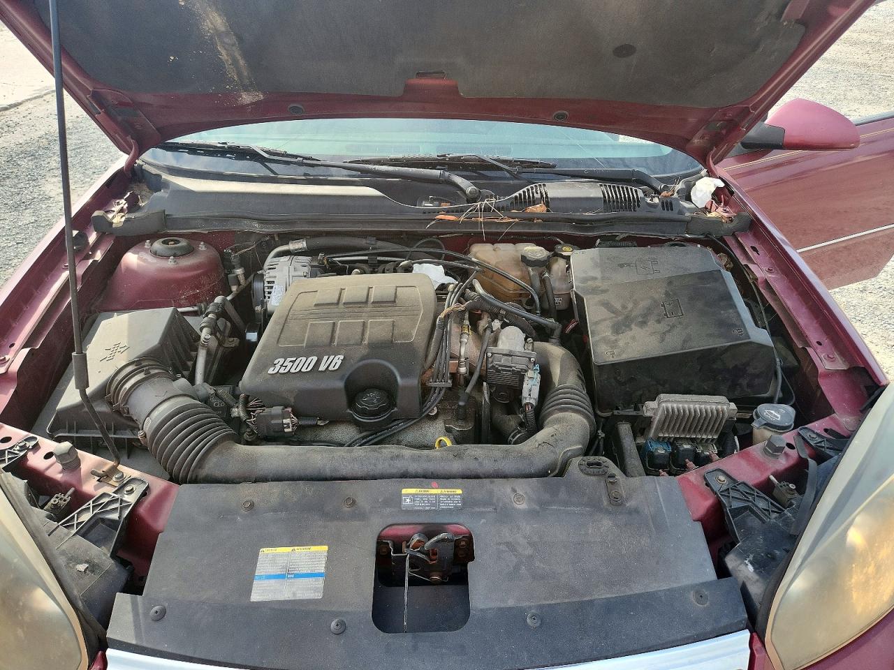 2006 Chevrolet Malibu Lt Burgundy vin: 1G1ZT518X6F128583