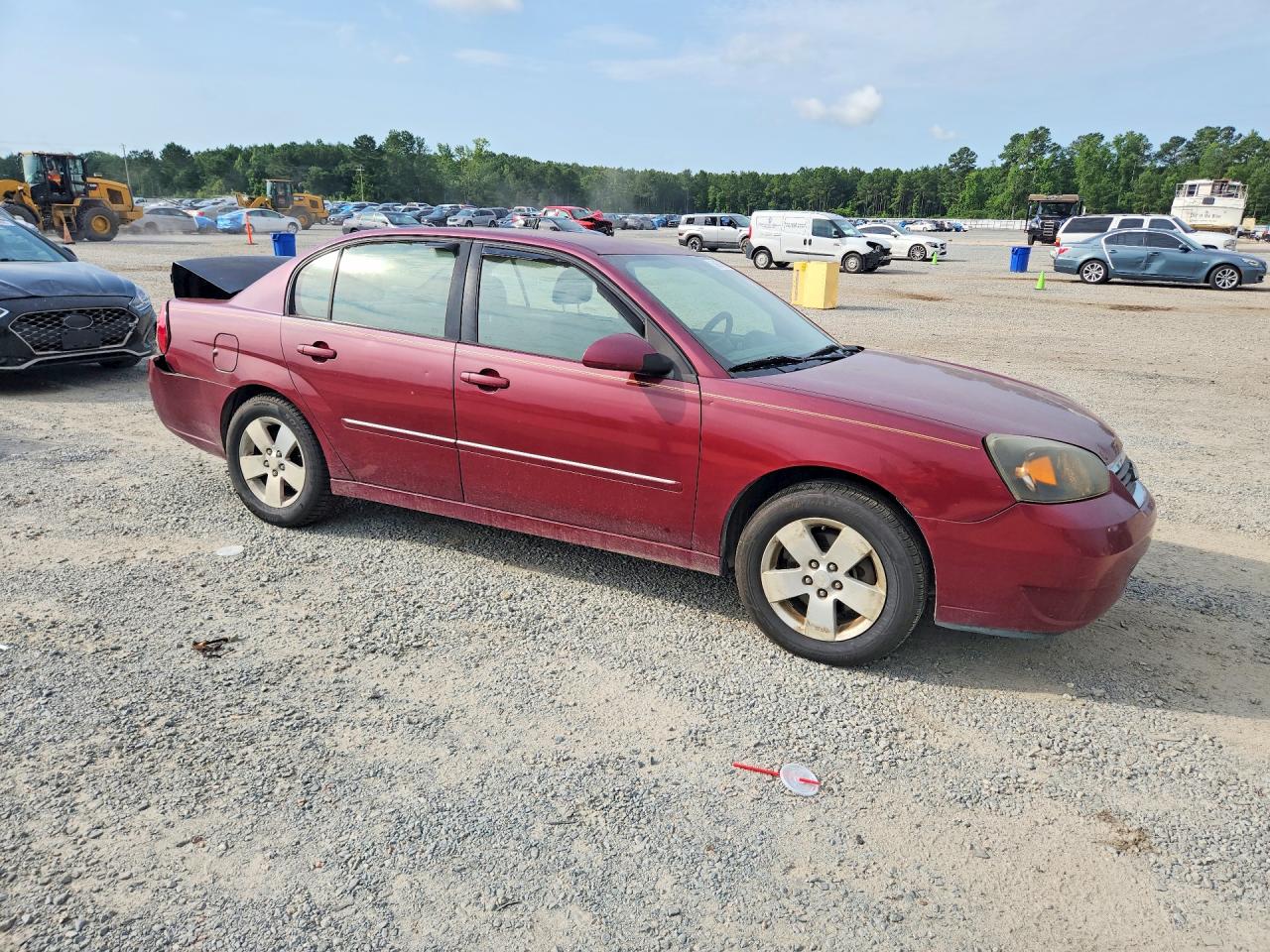 2006 Chevrolet Malibu Lt Burgundy vin: 1G1ZT518X6F128583