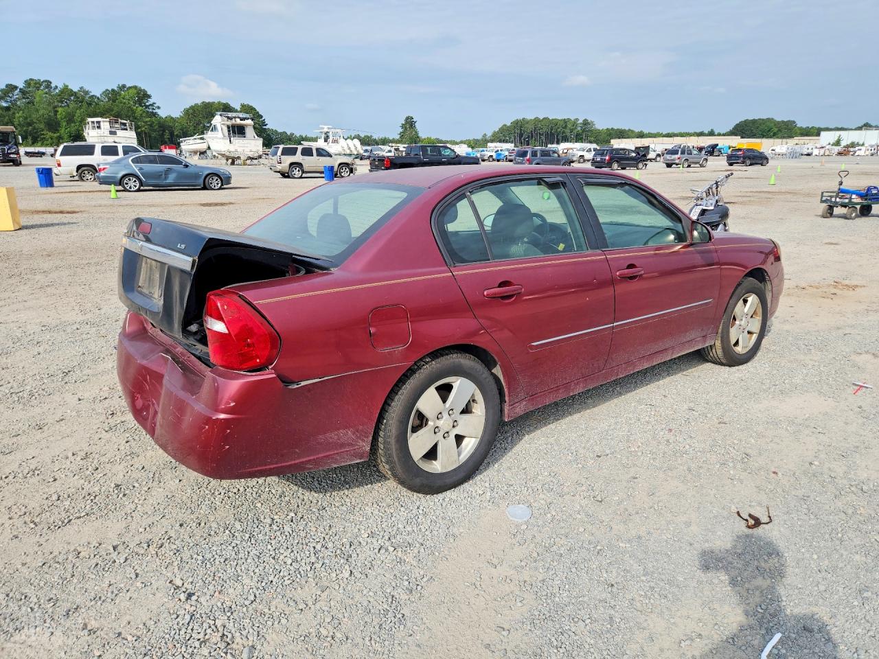 2006 Chevrolet Malibu Lt Burgundy vin: 1G1ZT518X6F128583