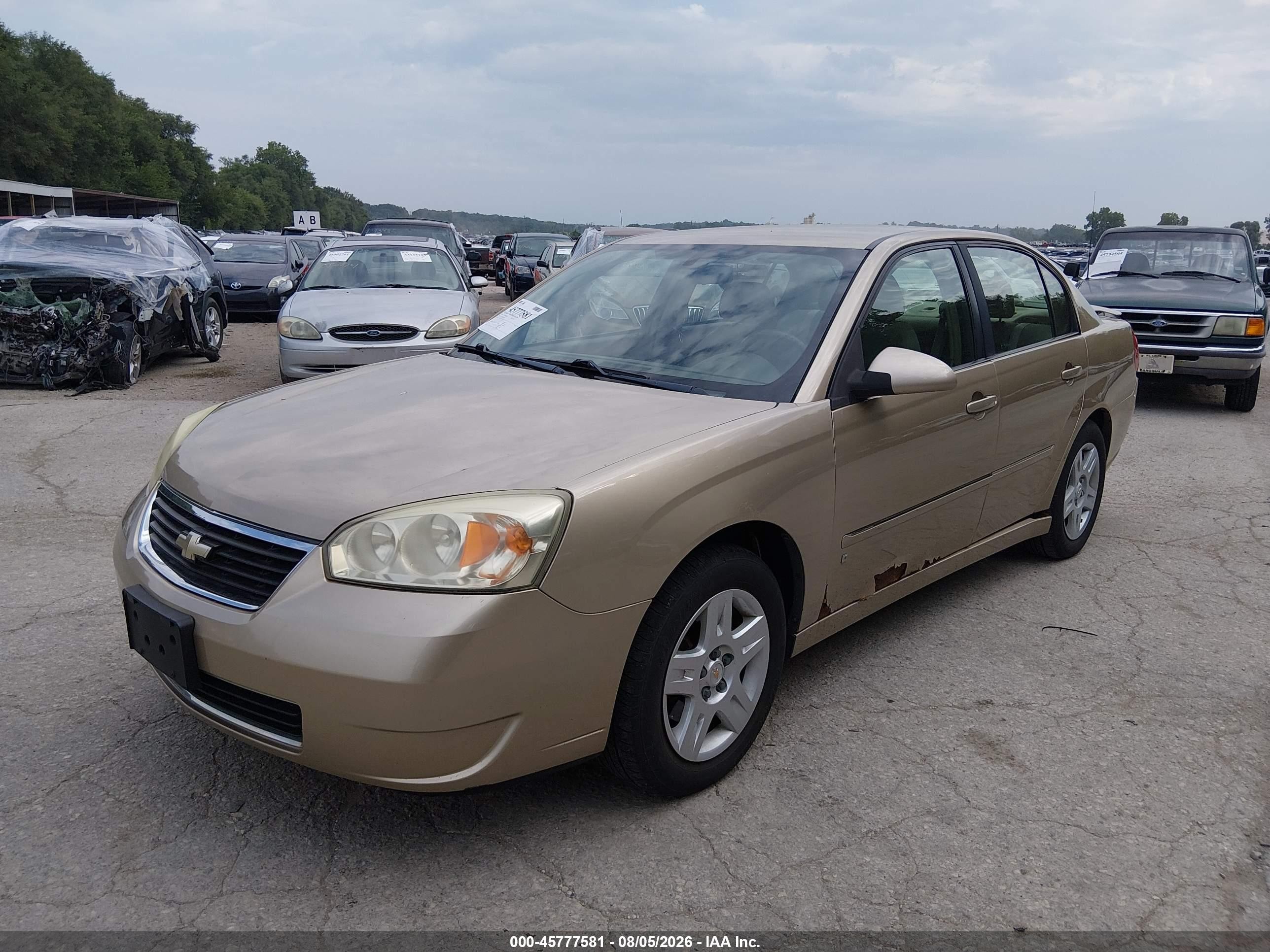 2006 Chevrolet Malibu Lt Gold vin: 1G1ZT518X6F233026