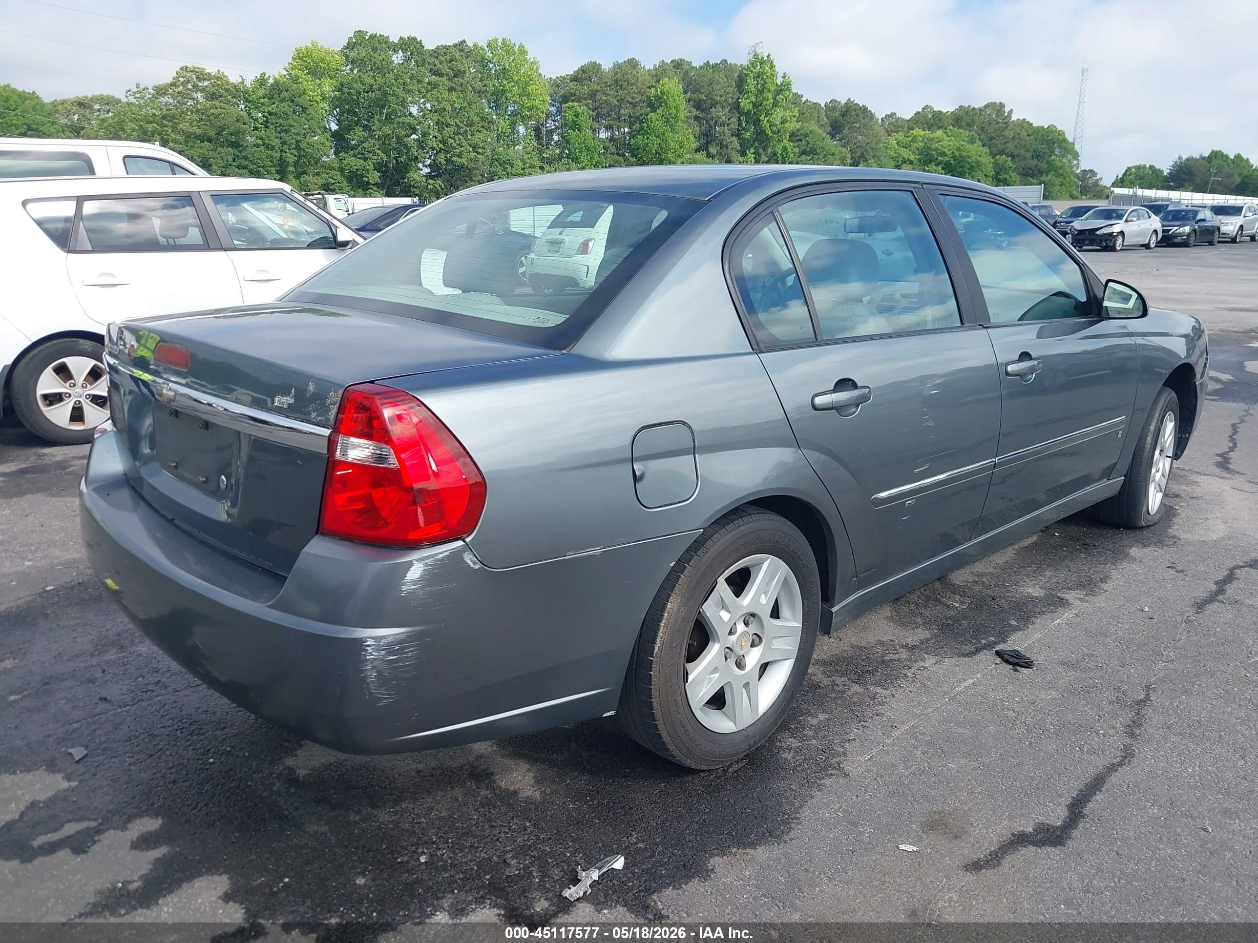 2006 Chevrolet Malibu Lt Green vin: 1G1ZT51F36F139889
