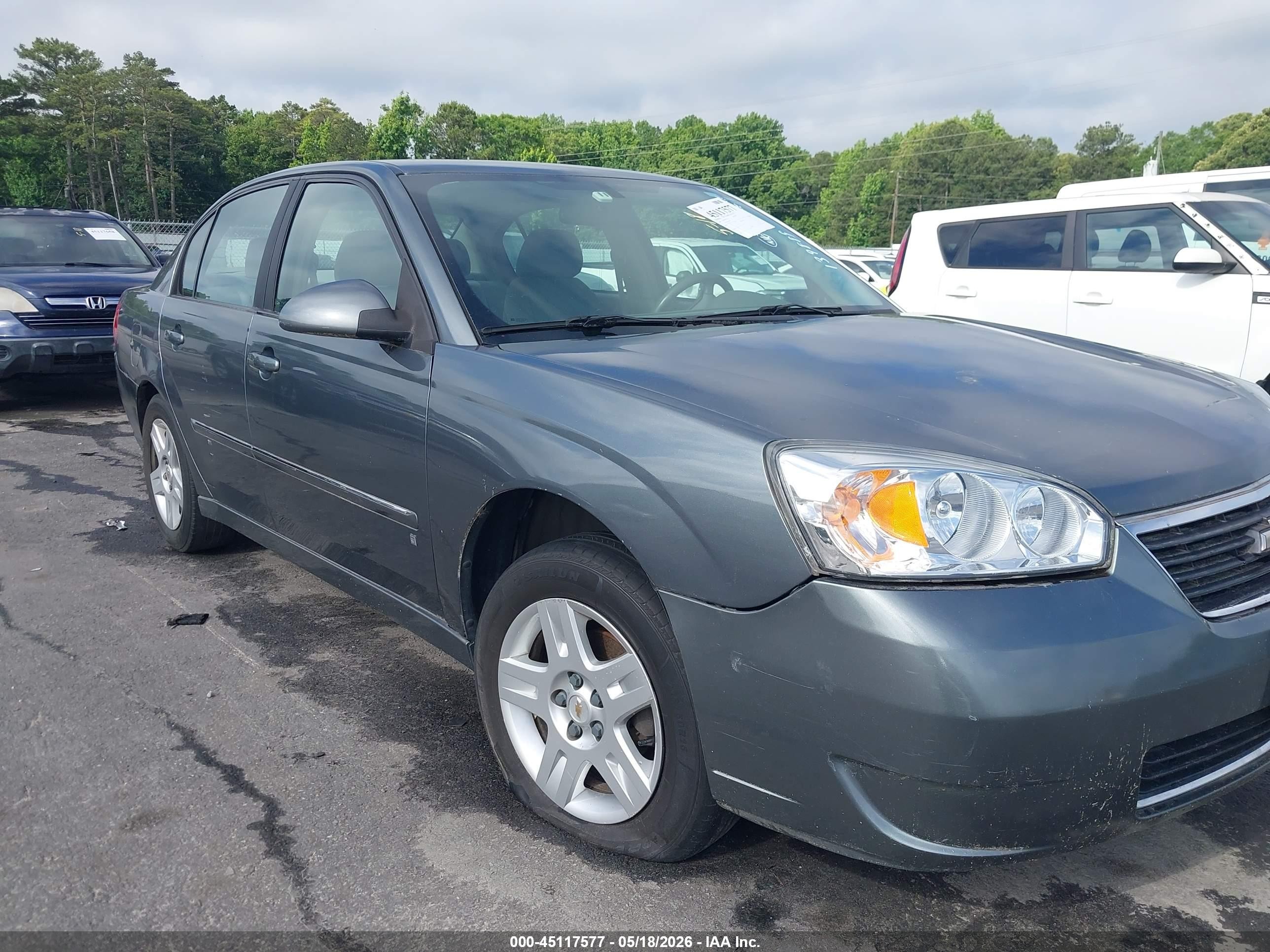 2006 Chevrolet Malibu Lt Green vin: 1G1ZT51F36F139889