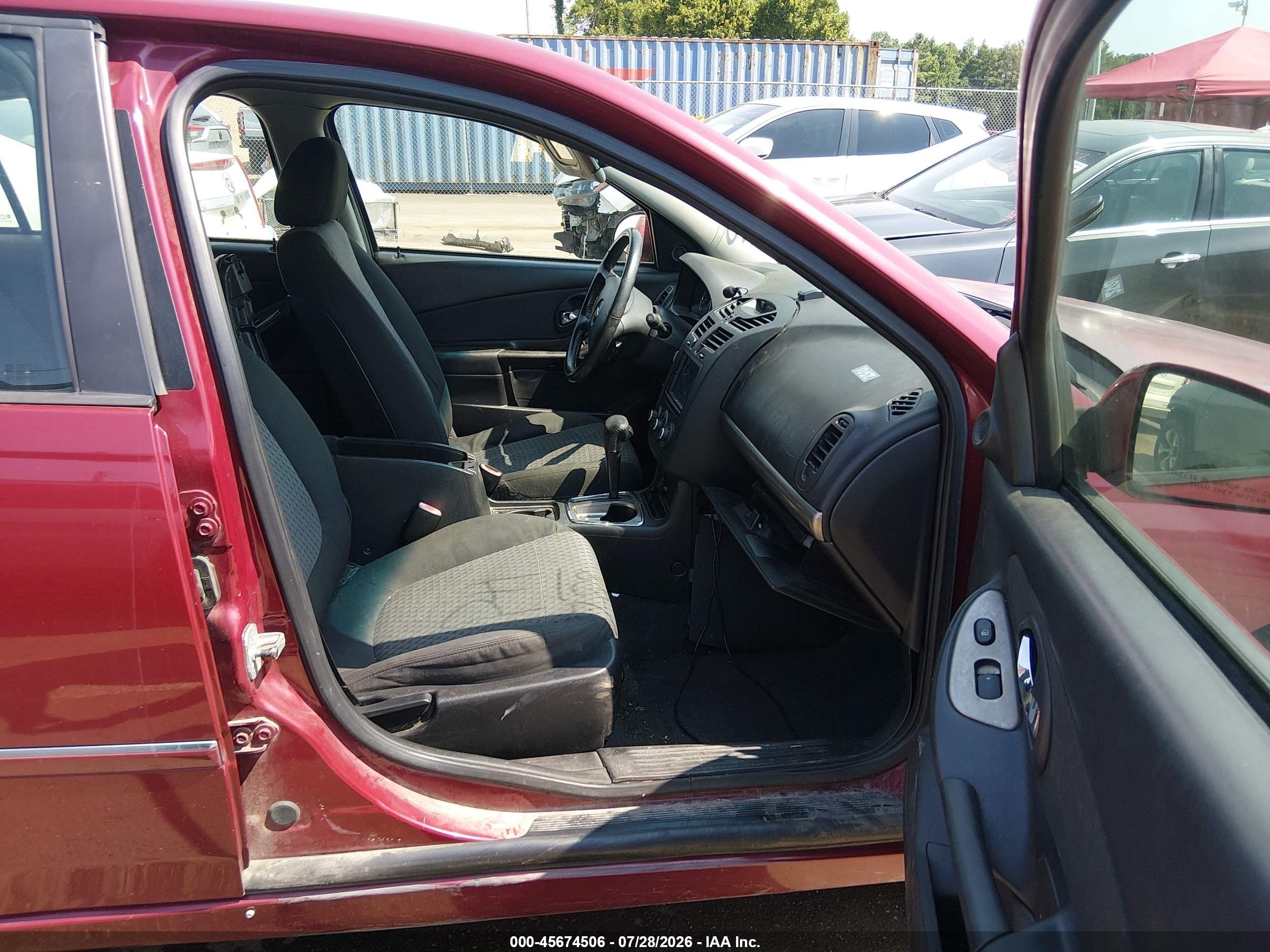 2006 Chevrolet Malibu Lt Red vin: 1G1ZT51F56F294833